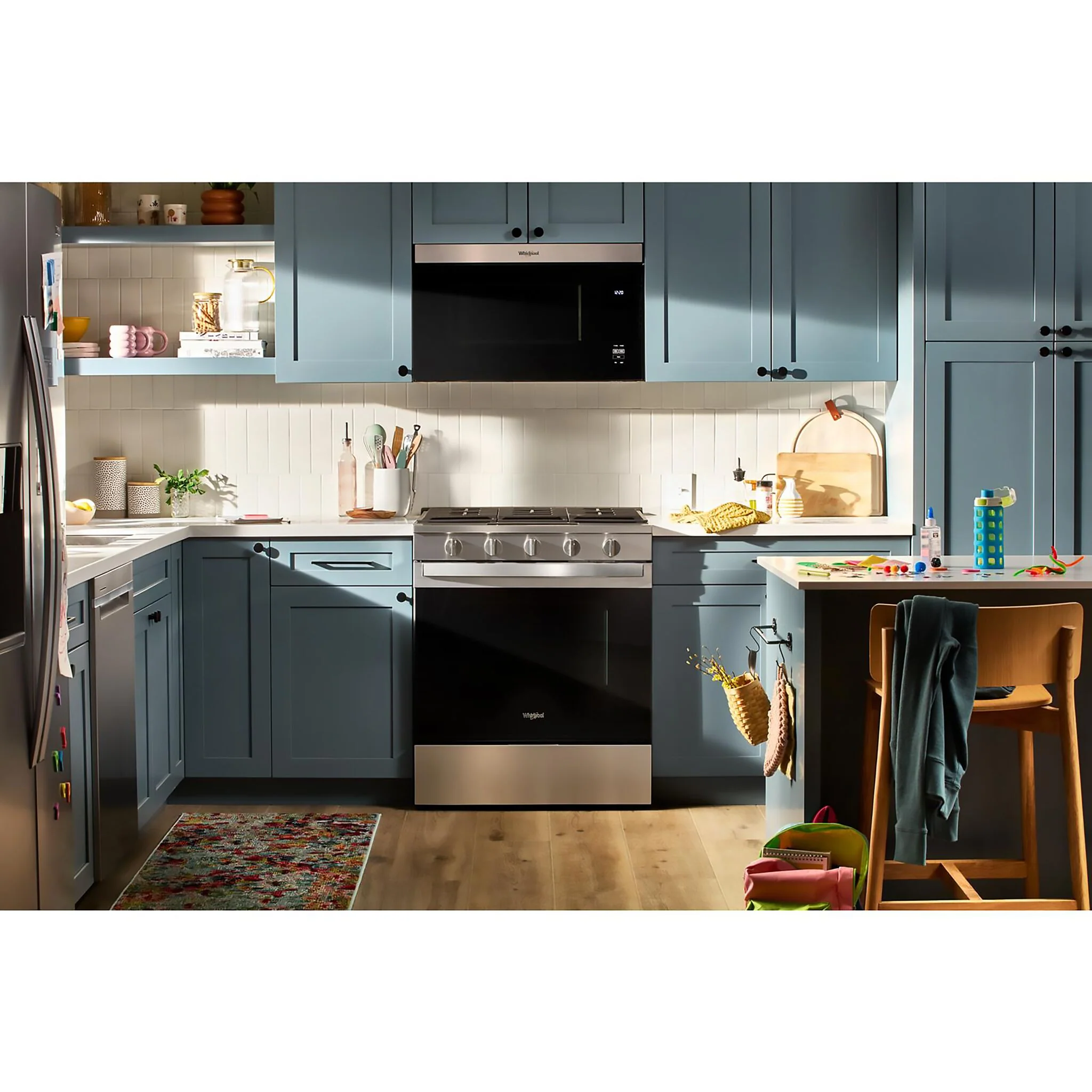 Whirlpool Fingerprint Resistant Stainless Steel Slide-In Gas Convection Range - WSGS5030SZ - Image 2
