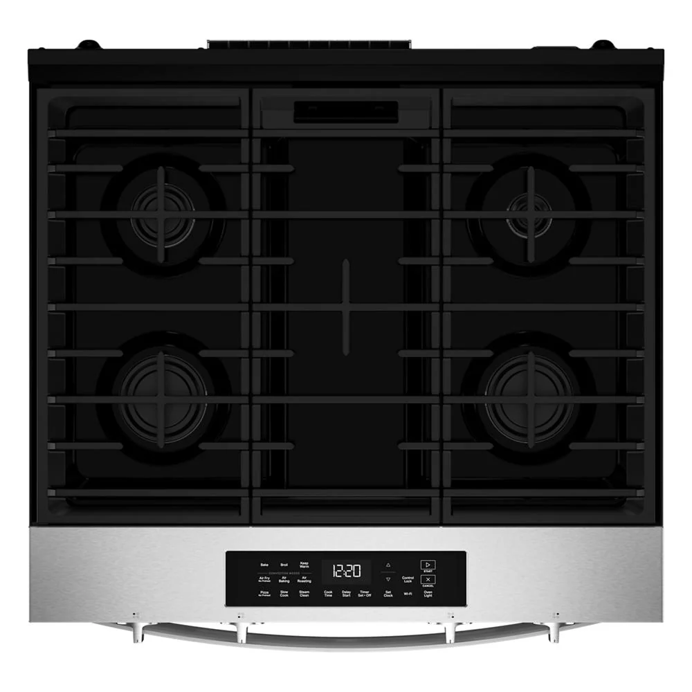 Whirlpool Fingerprint Resistant Stainless Steel Slide-In Smart Gas Convection Range (5.0 Cu. Ft.) - WSGS4530TZ - Image 7