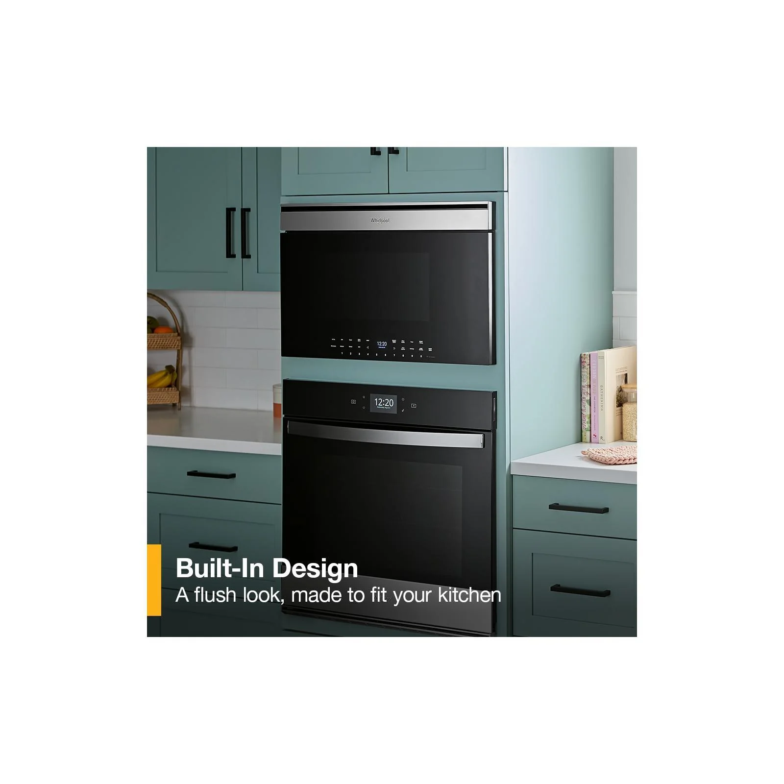Whirlpool Fingerprint Resistant Stainless Steel Smart Built-In Convection Microwave (1.1 Cu. Ft.) - YWMBT7030SZ - Image 8