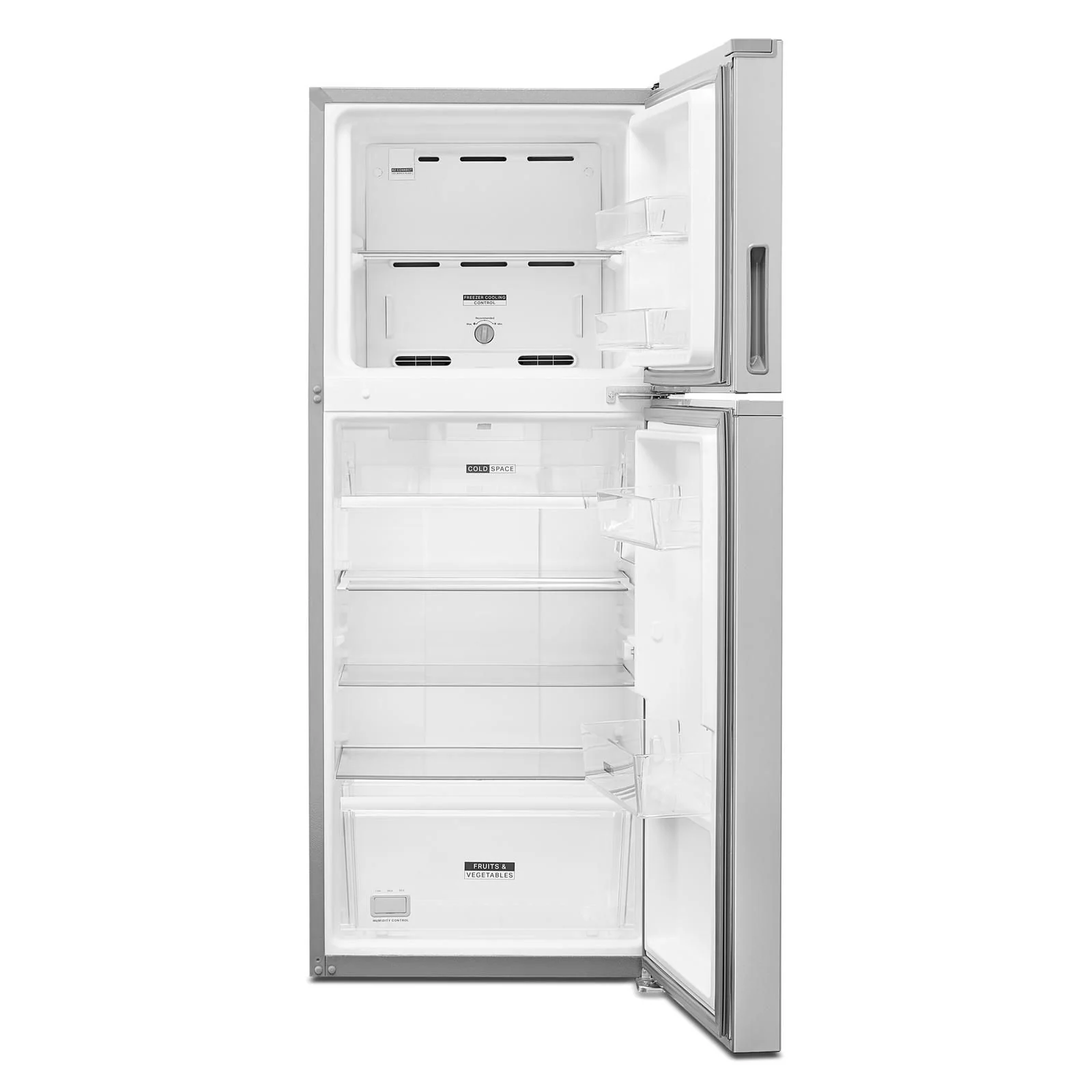 Whirlpool 24.5" 11.6 Cu. Ft. Fingerprint Resistant Stainless Steel Top-Freezer Refrigerator - WRT312CZJZ - Image 3