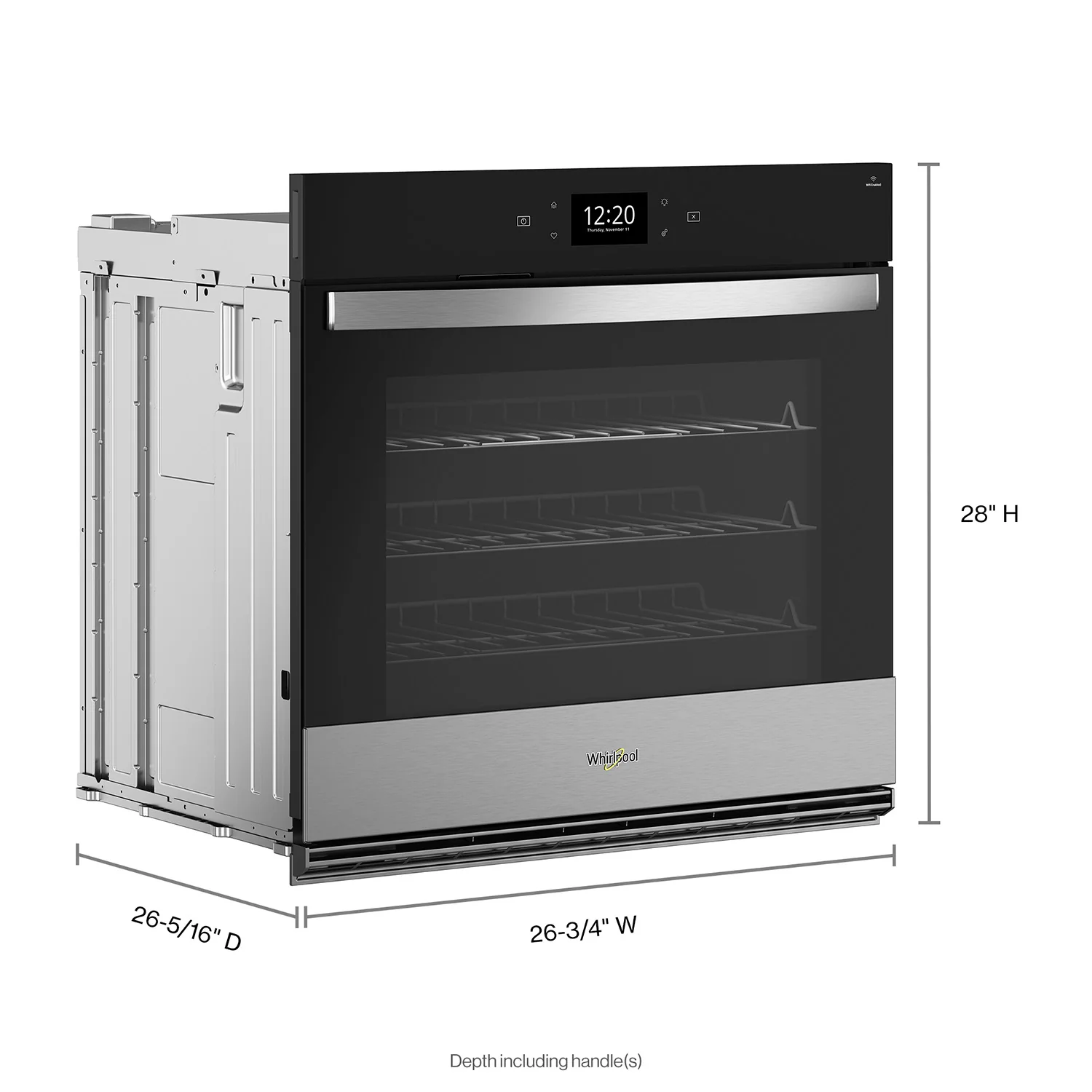 Whirlpool Fingerprint Resistant Stainless Steel Wall Oven (4.30 Cu Ft) - WOES7027PZ - Image 2