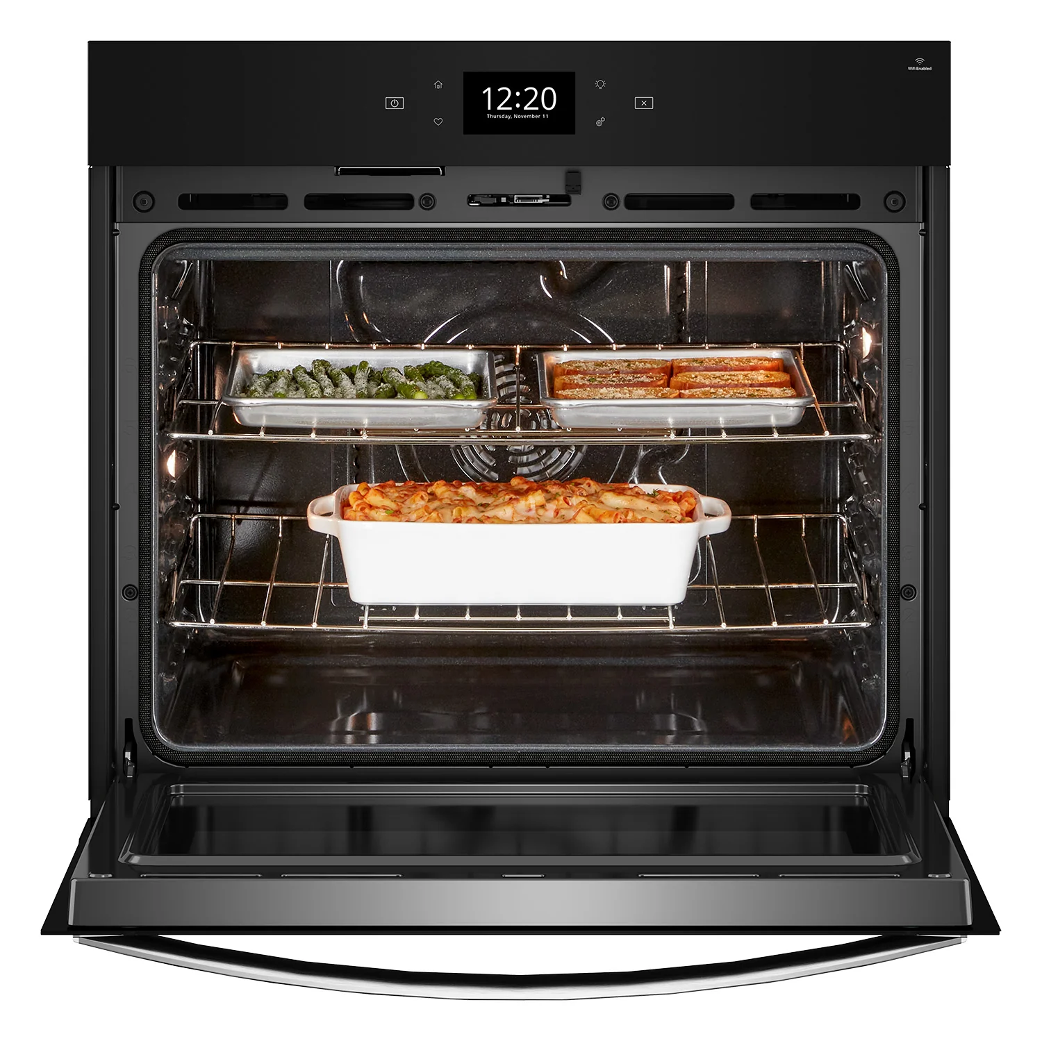 Whirlpool Fingerprint Resistant Stainless Steel Wall Oven (4.30 Cu Ft) - WOES7027PZ - Image 4