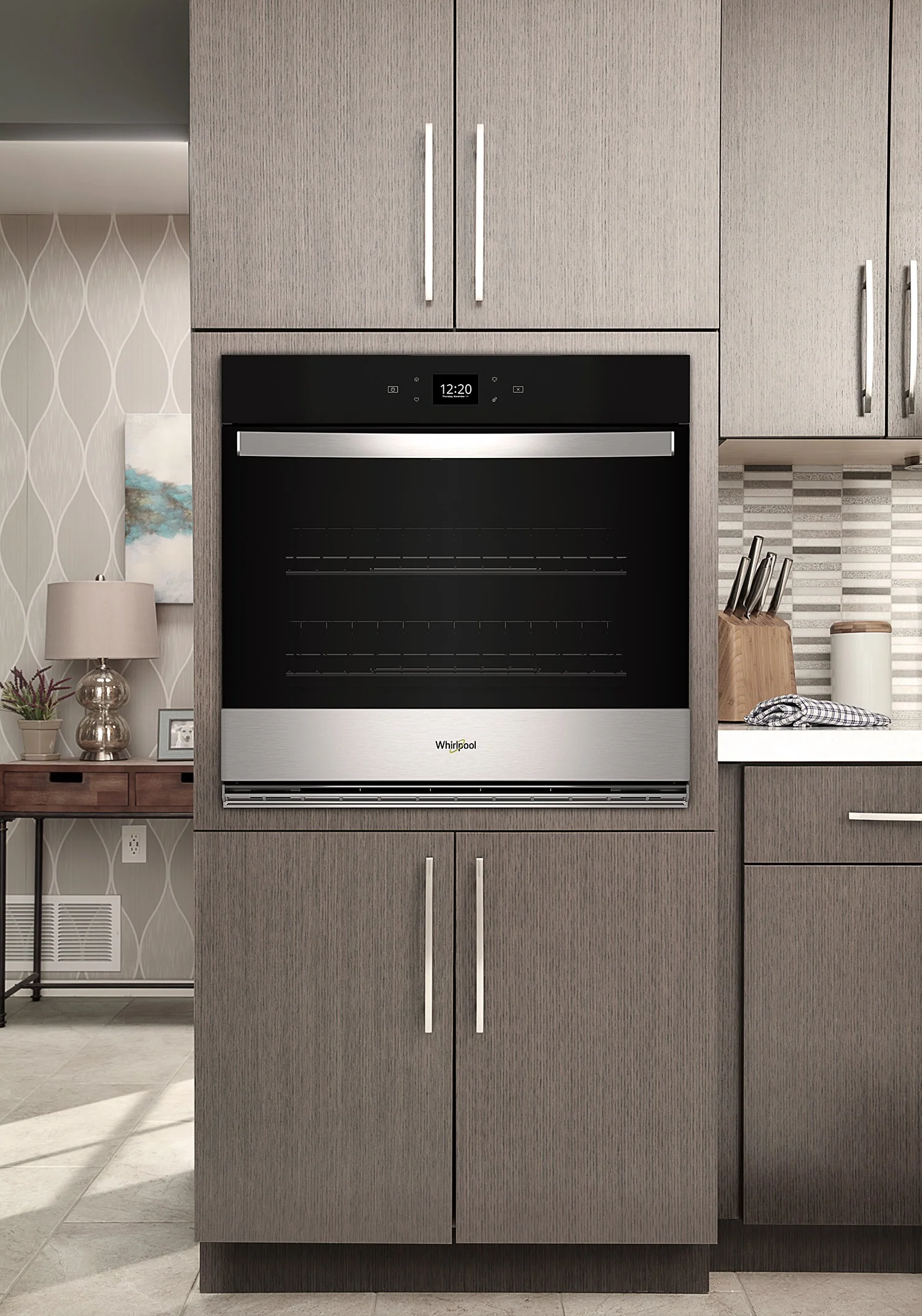 Whirlpool Fingerprint Resistant Stainless Steel Wall Oven (5.00 Cu Ft) - WOES5030LZ - Image 8