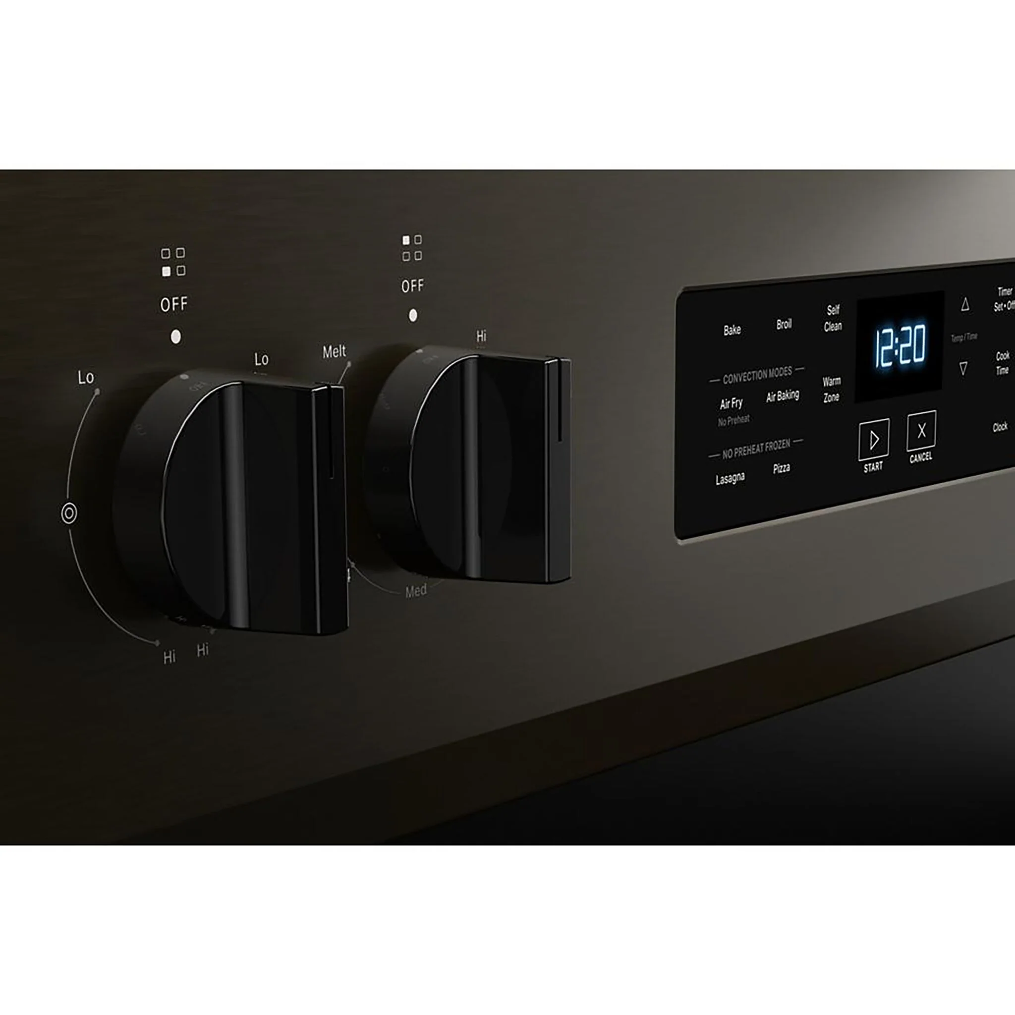 Whirlpool Print Resistant Black Stainless Electric Freestanding Range (5.3 Cu.Ft.) - YWFES5030RV - Image 4