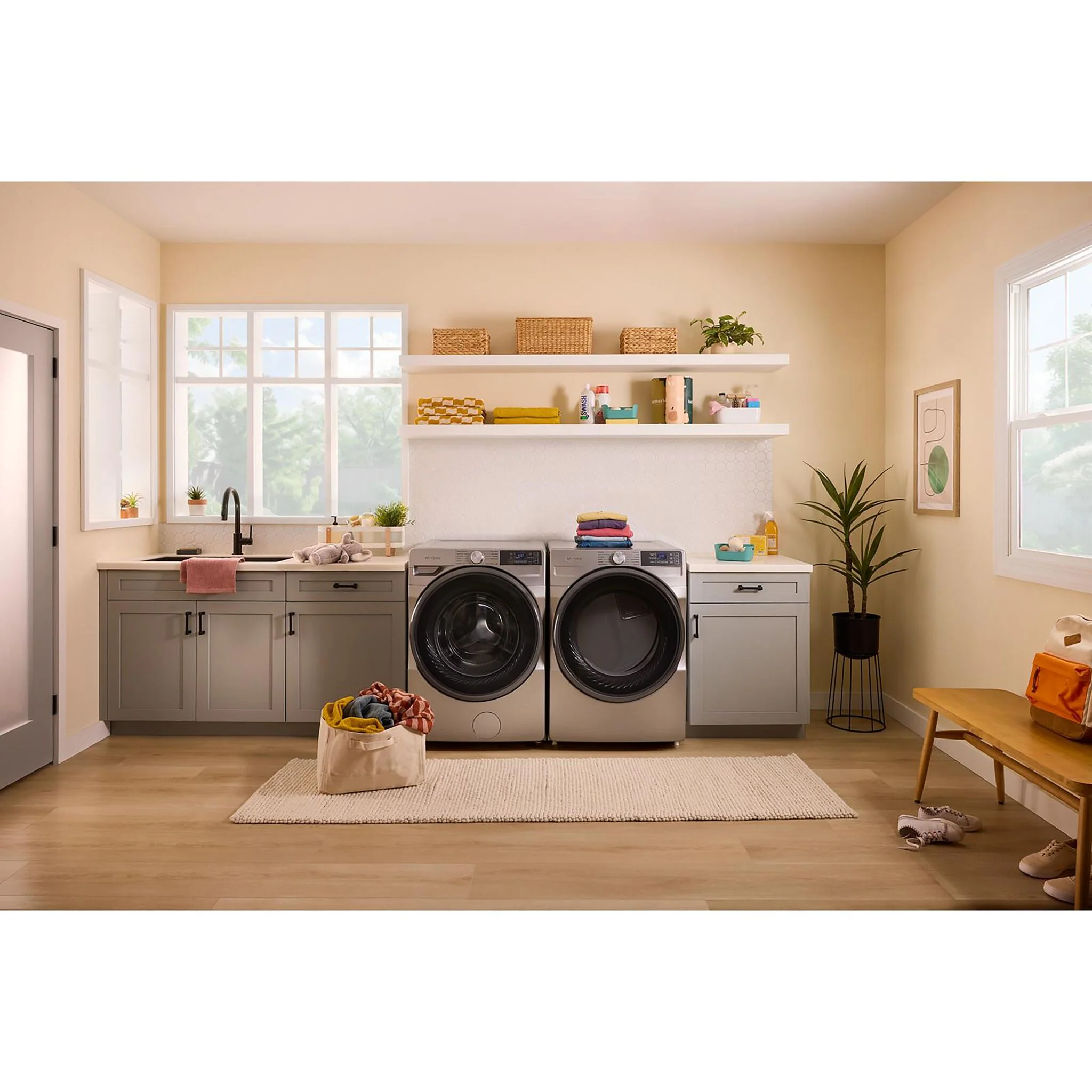 Whirlpool Radiant Silver Electric Dryer (7.4 Cu.Ft.) - YWED6720RR - Image 4