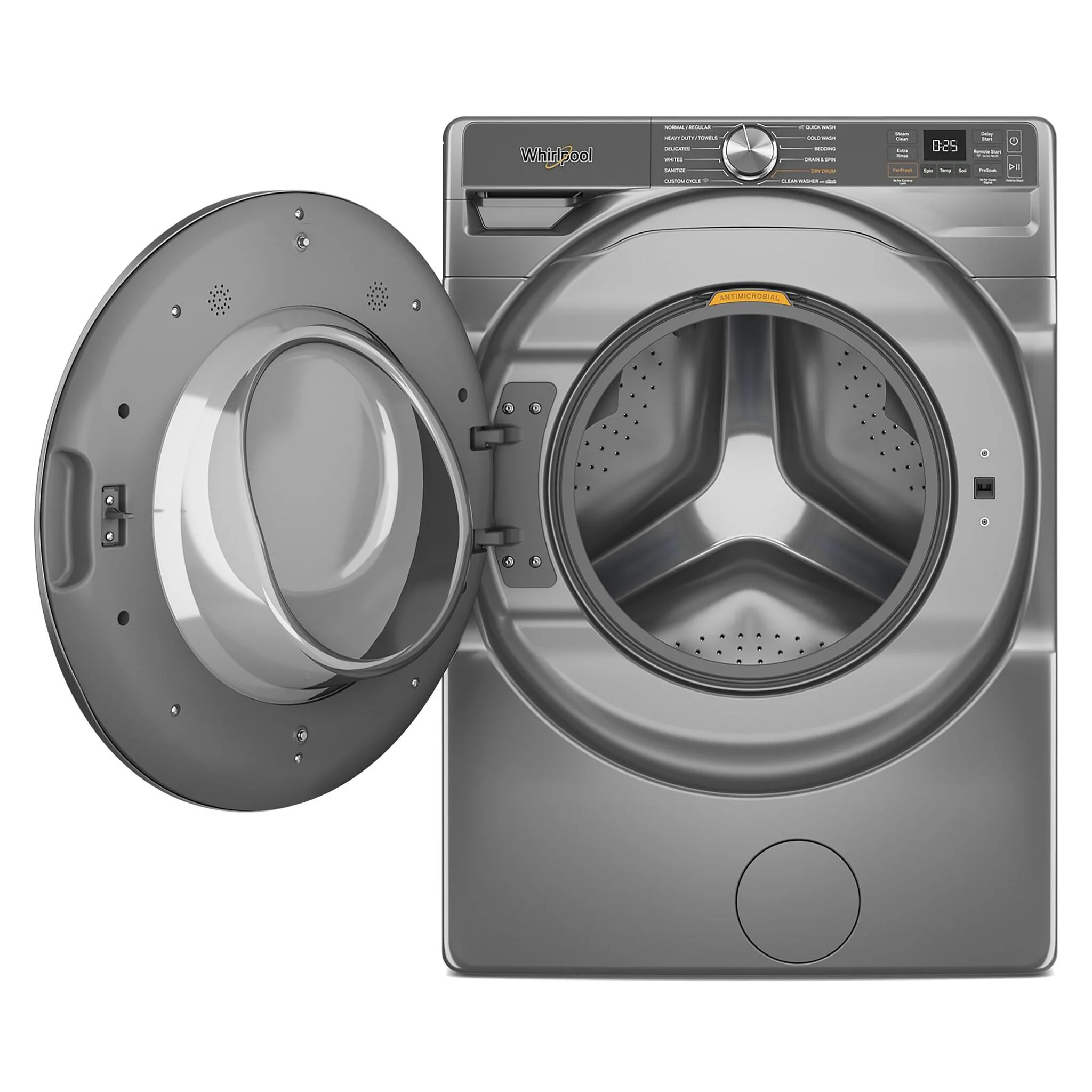 Whirlpool Radiant Silver Front-Load Washer with FreshFlow™ Vent System (5.8 Cu.Ft.) - WFW6720RR - Image 3