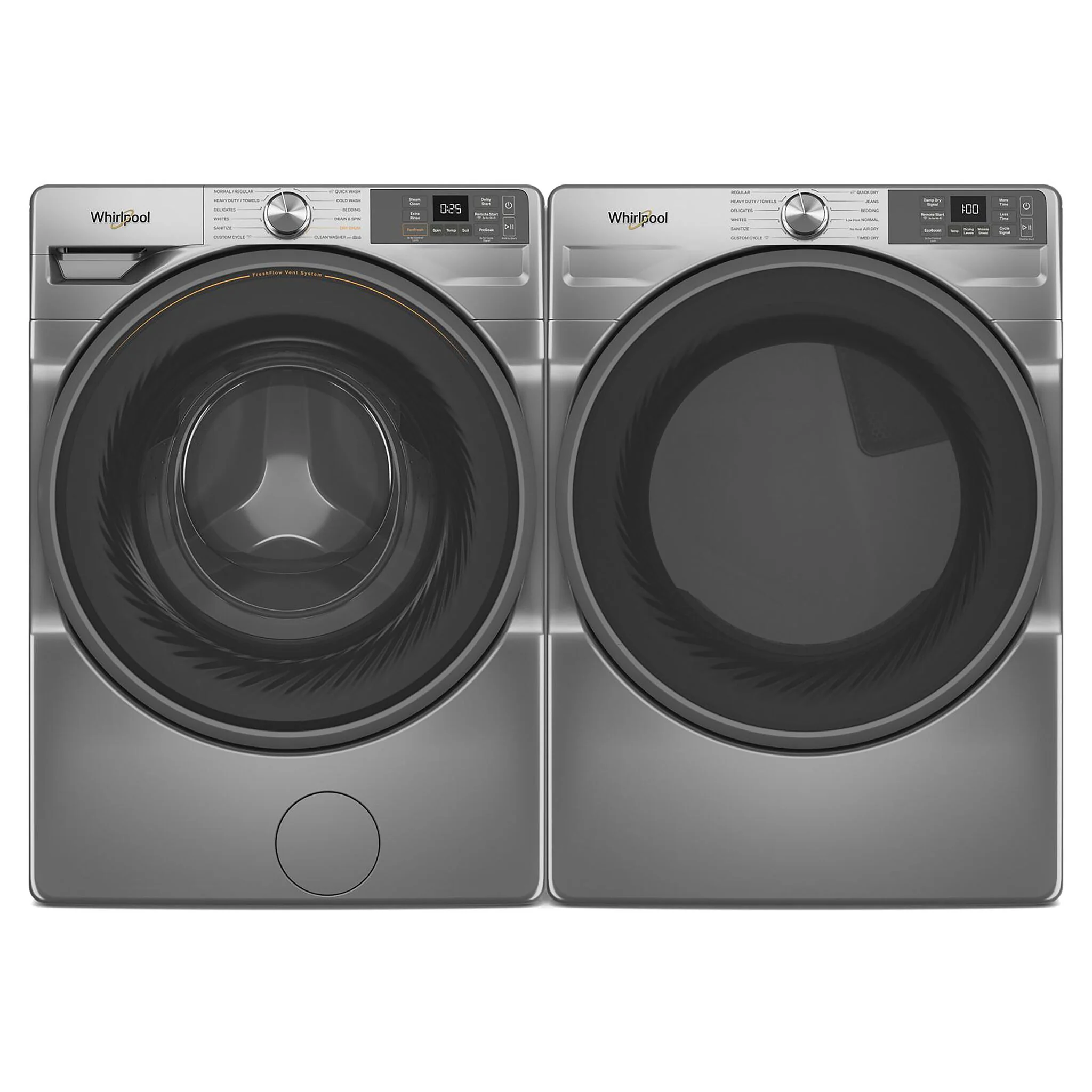 Whirlpool Radiant Silver Gas Dryer (7.4 Cu.Ft.) - WGD5720RR - Image 6