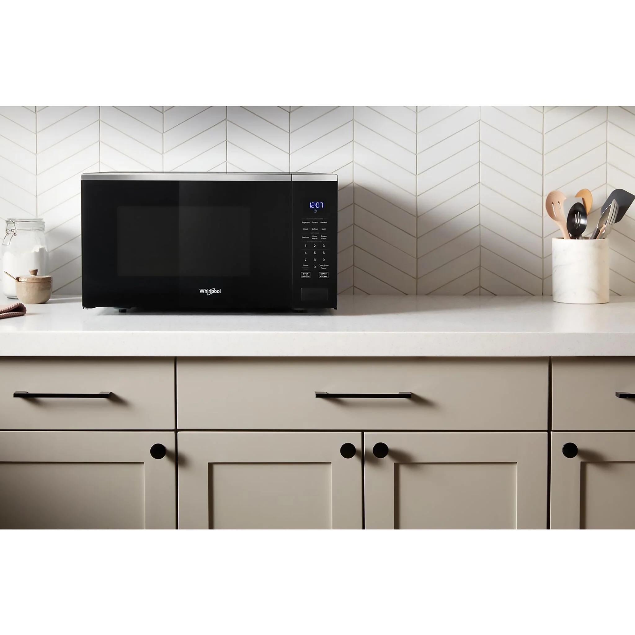 Whirlpool Stainless Steel Countertop Microwave (1.6 Cu.Ft.) - YWMCS7022SS - Image 3