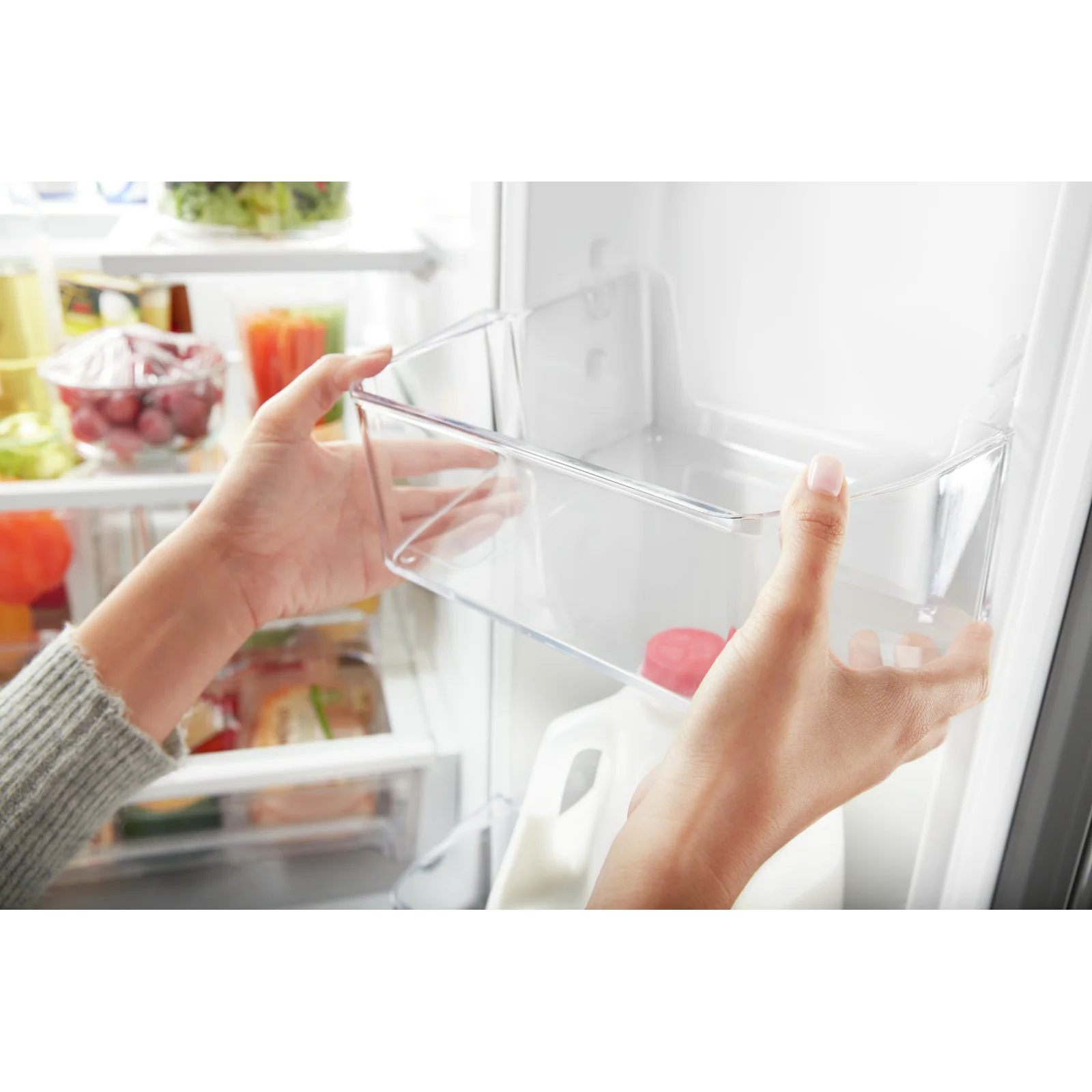 Whirlpool 29.5" 20 Cu. Ft. Stainless Steel French Door Refrigerator - WRF560SFHZ - Image 8
