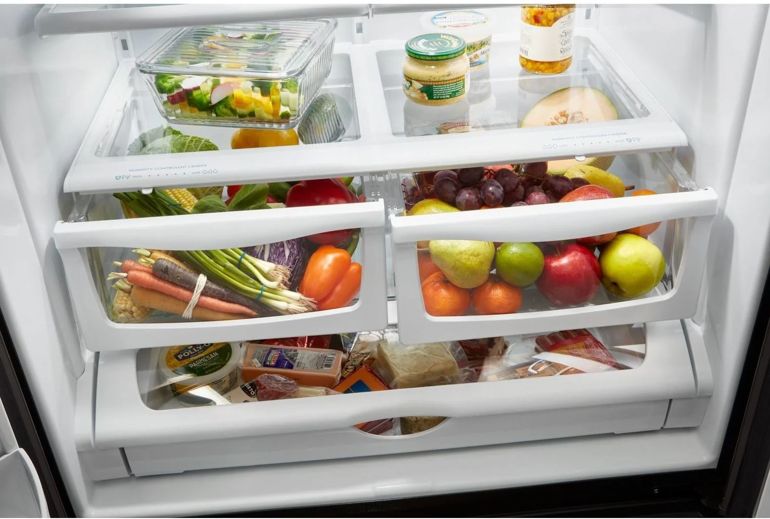 Whirlpool Stainless Steel French Door Refrigerator (25 Cu. Ft.) - WRF555SDFZ - Image 4