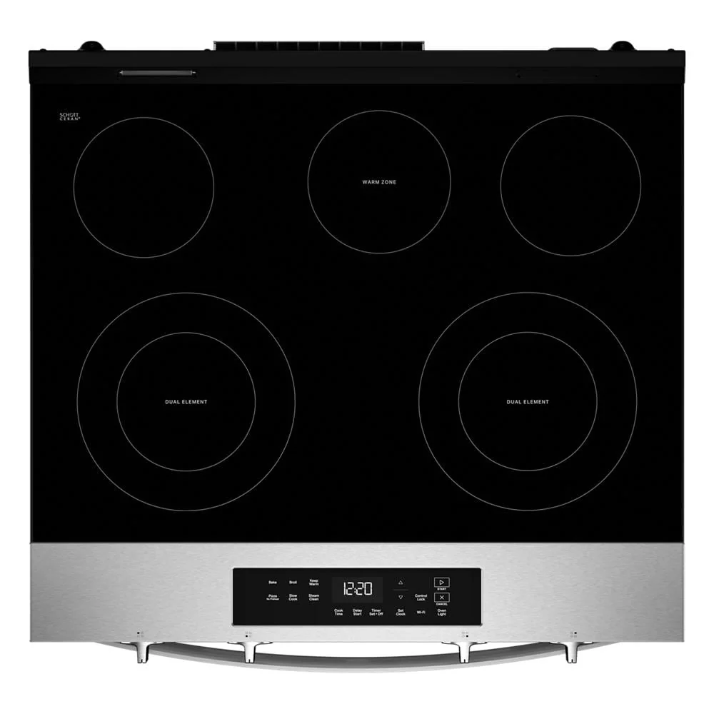 Whirlpool Stainless Steel Slide-In Smart Electric Range (5.3 Cu. Ft.)- YWSES3330TS - Image 7