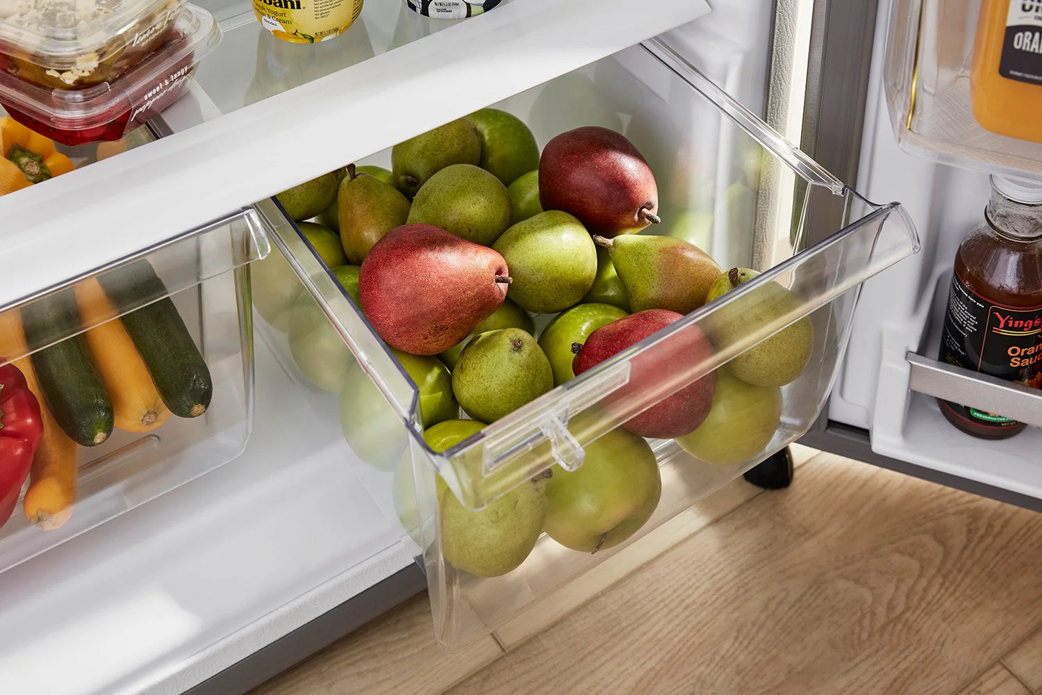 Whirlpool 30.5" 16.3 Cu. Ft. Stainless Steel Top-Freezer Refrigerator - WRTX5028PM - Image 8
