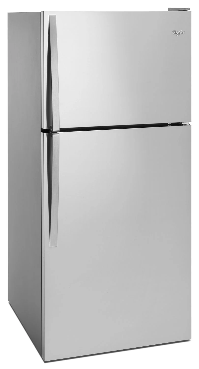Whirlpool 30" 18.25 Cu. Ft. Stainless Steel Top-Freezer Refrigerator - WRT148FZDM - Image 2