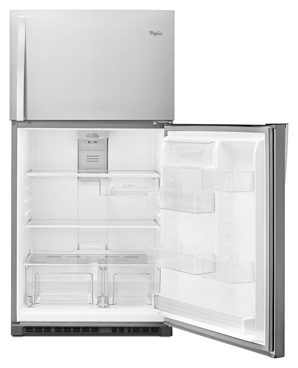 Whirlpool 33" 21.3 Cu. Ft. Stainless Steel Top-Freezer Refrigerator - WRT541SZDM - Image 4