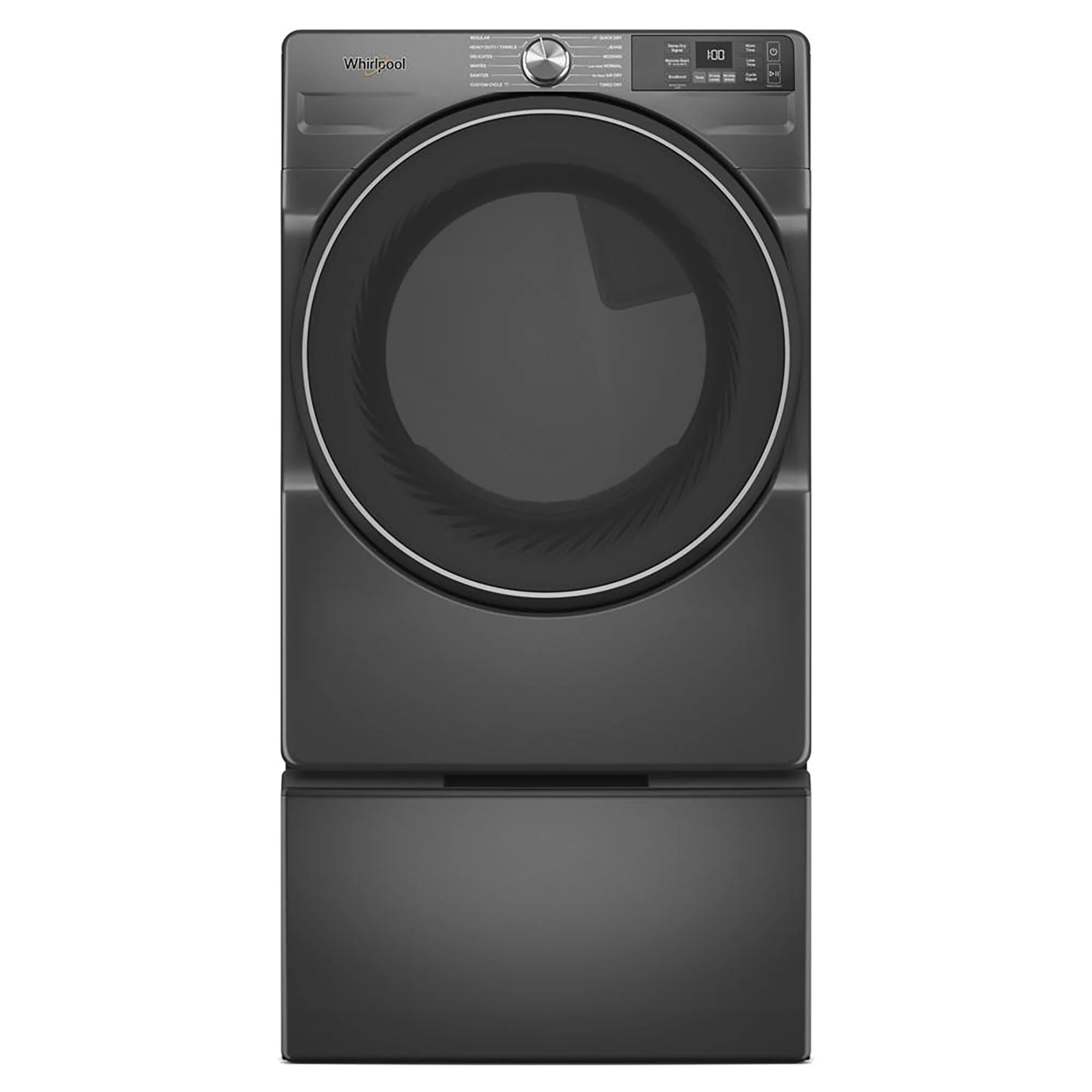 Whirlpool Volcano Black Electric Dryer with Wrinkle Shield™ (7.4 Cu.Ft.) - YWED5720RU - Image 4