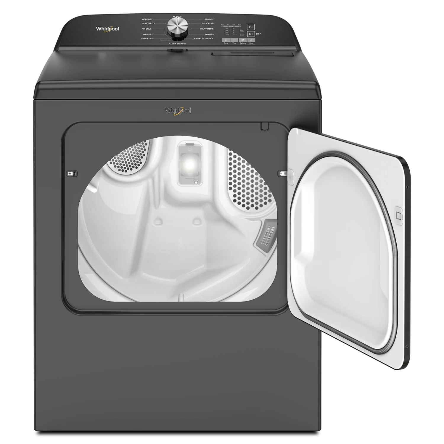 Whirlpool Volcano Black Gas Dryer (7.00 Cu Ft) - WGD6150PB - Image 2