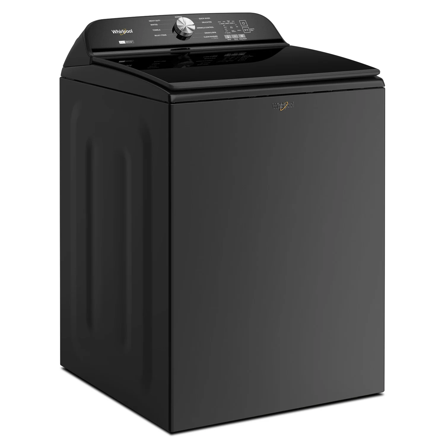 Whirlpool Volcano Black Top Load Washer (6.1 Cu Ft) - WTW6157PB - Image 4
