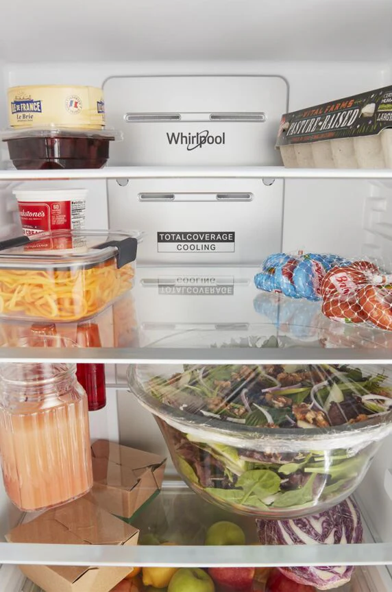 Whirlpool 24" 12.9 Cu. Ft. White Counter-Depth Bottom-Freezer Refrigerator - WRB533CZJW - Image 8