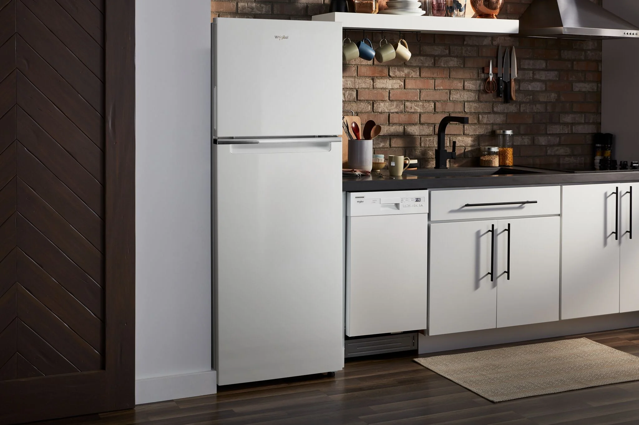 Whirlpool 24.5" 12.9 Cu. Ft. White Top-Freezer Refrigerator - WRT313CZLW - Image 5