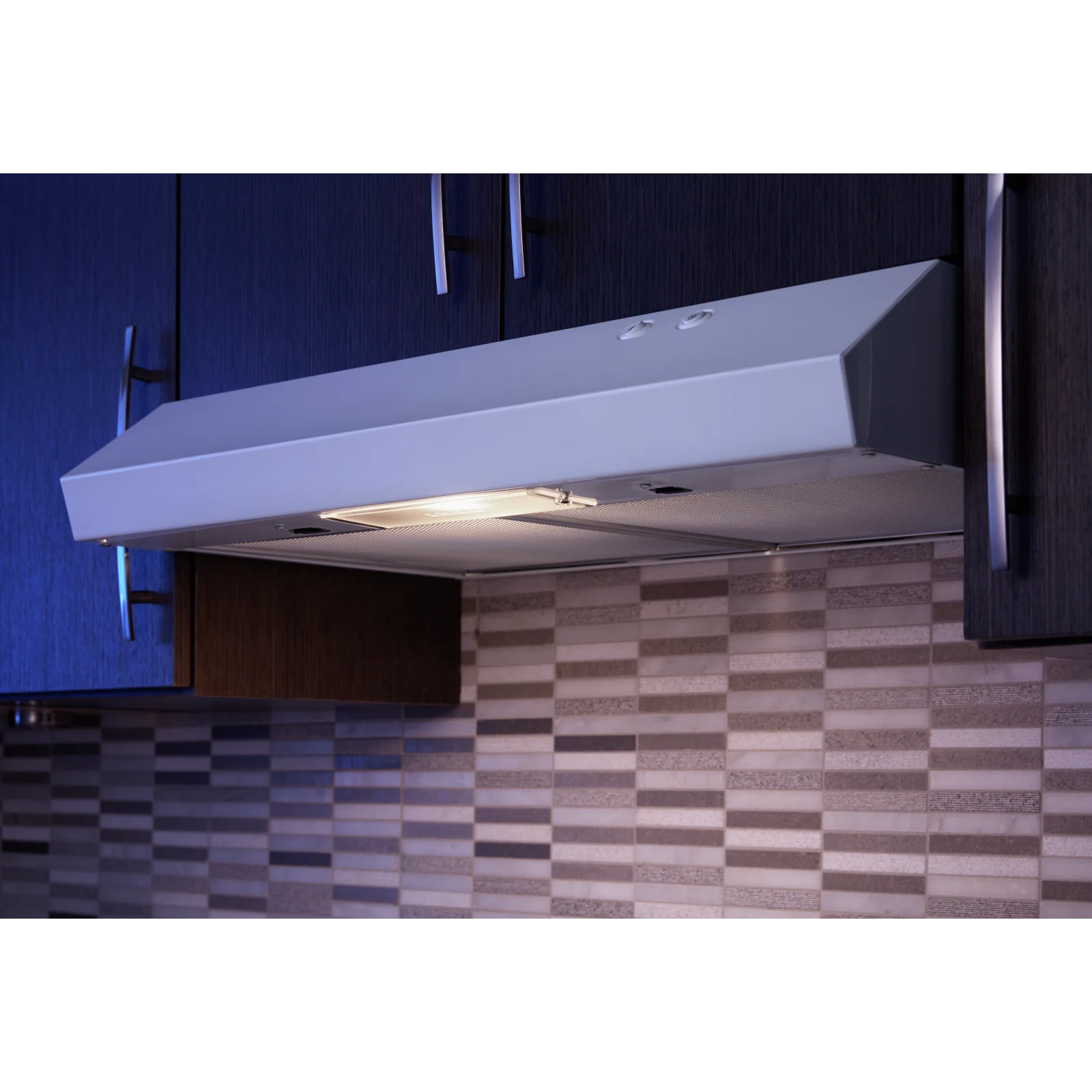 Whirlpool White 30" 270 CFM Range Hood with Dishwasher-Safe Grease Filter - WVU17UC0JW - Image 7