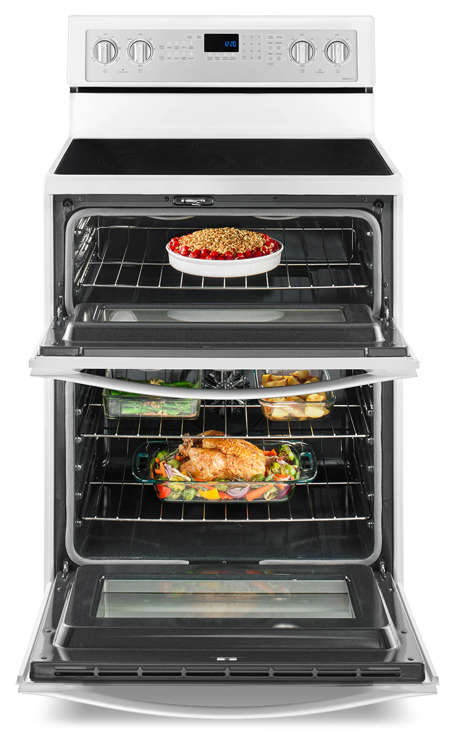 Whirlpool White Electric Double Range (6.7 Cu. Ft.) - YWGE745C0FH - Image 4