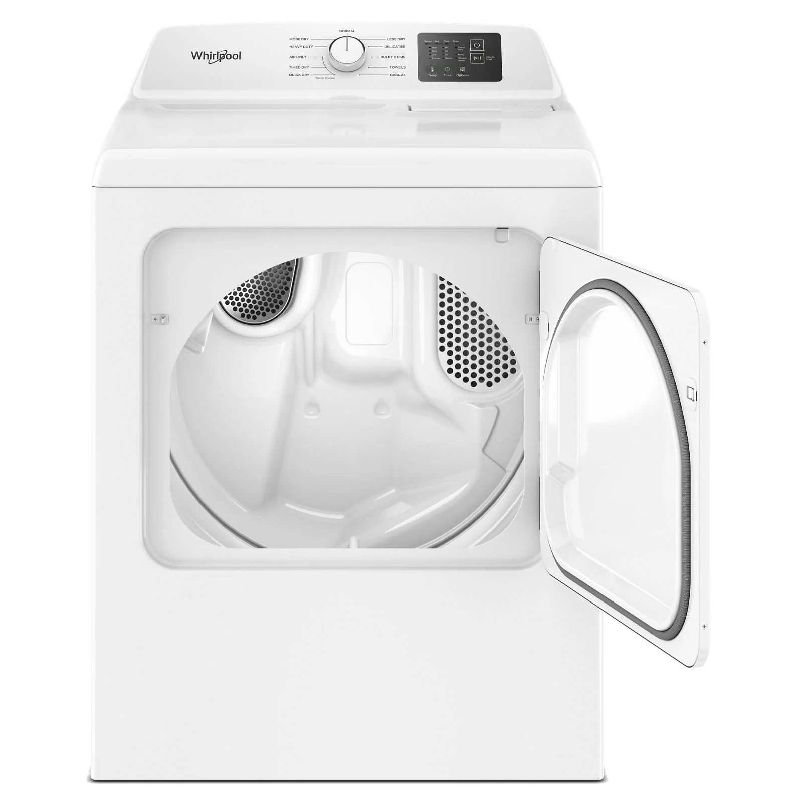 Whirlpool White Electric Dryer (7.0 Cu. Ft.) with Adaptive Dry - YWED4105SW - Image 3