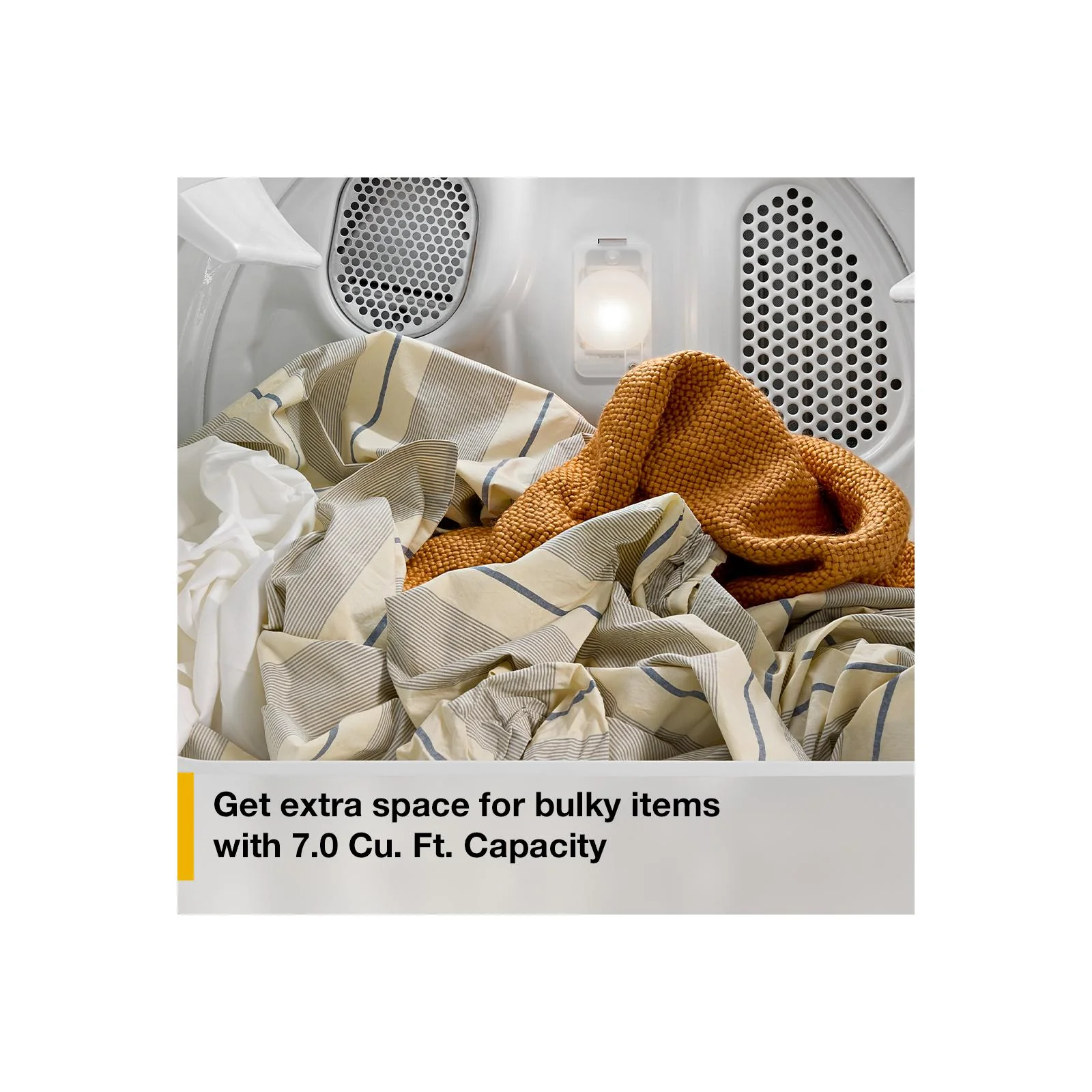 Whirlpool White Electric Dryer (7.0 Cu. Ft.) with Adaptive Dry - YWED4105SW - Image 9