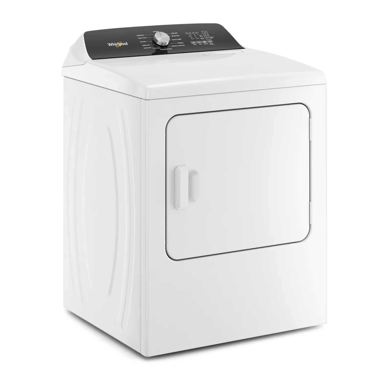 Whirlpool White Electric Steam Dryer with Moisture Sensing (7.0 Cu.Ft.) - YWED5050LW - Image 2