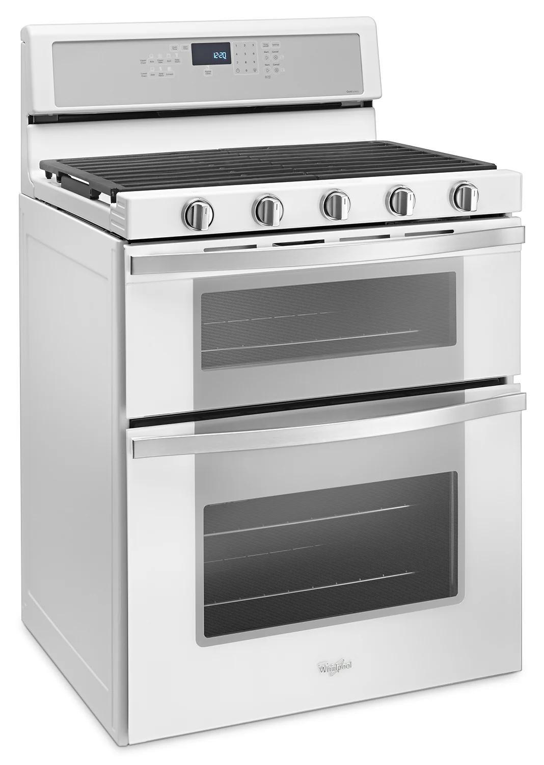 Whirlpool White Freestanding Double Gas Range (6.0 Cu. Ft.) - WGG745S0FH - Image 2