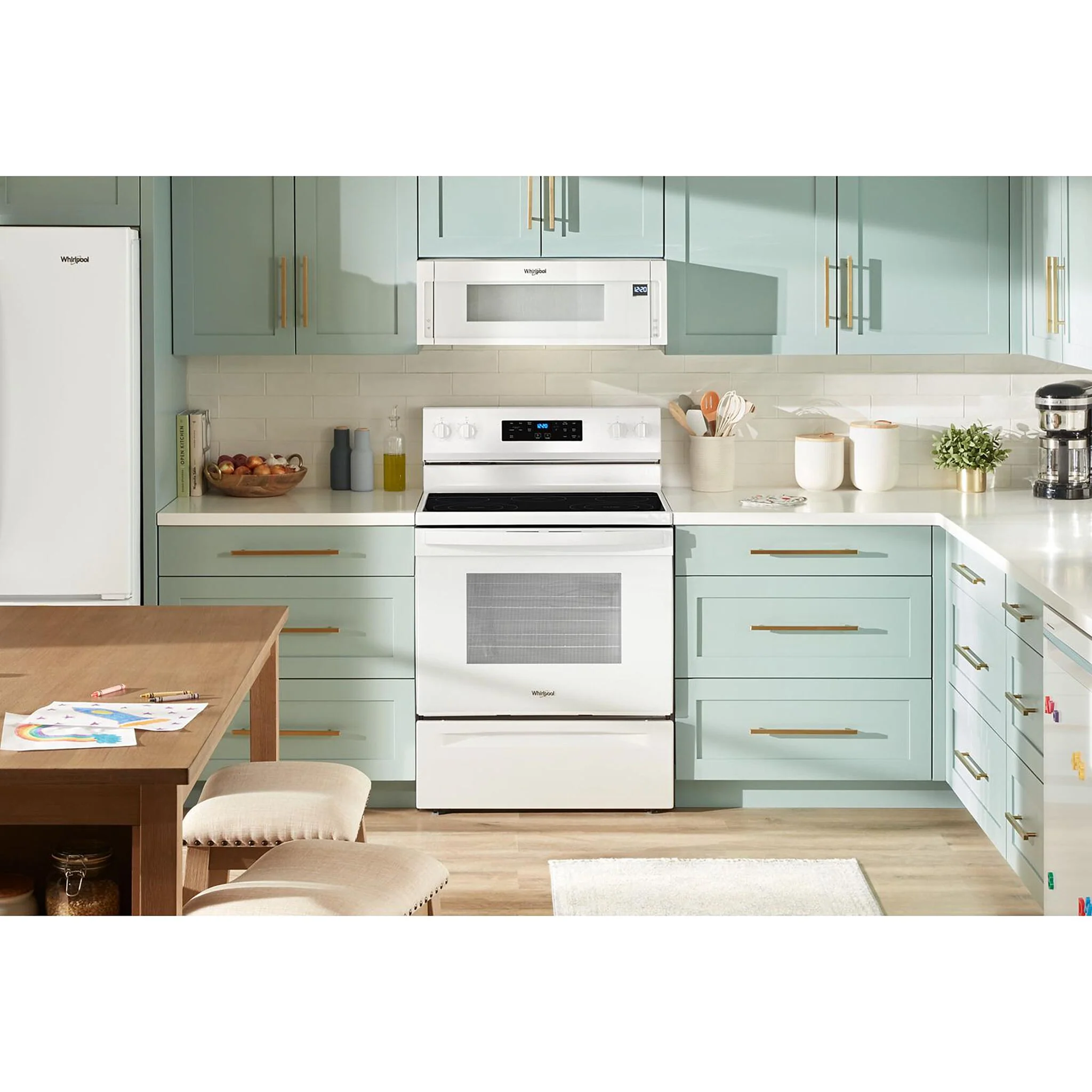 Whirlpool White Freestanding Electric Range (5.3 Cu.Ft.) - YWFES3330RW - Image 2