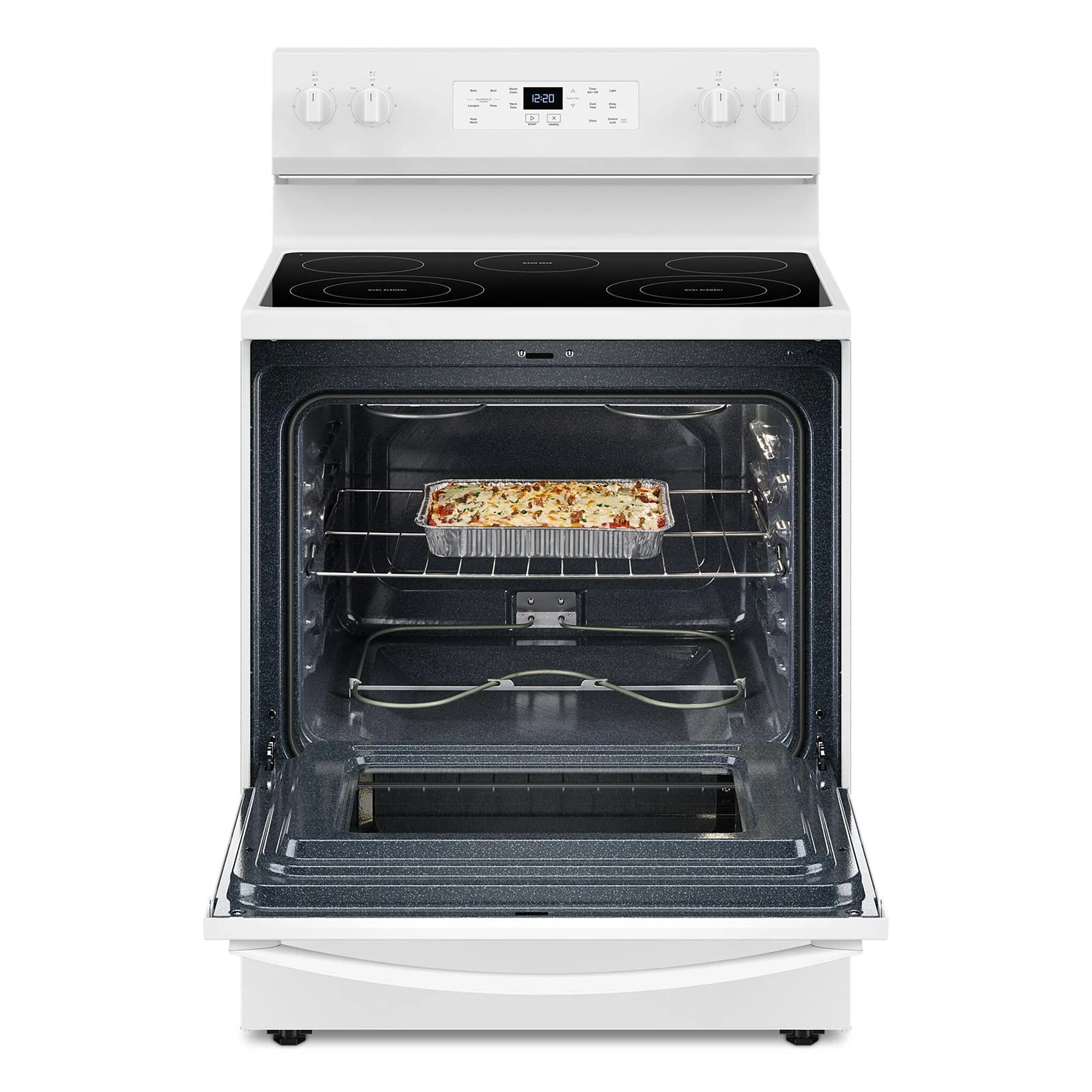 Whirlpool White Freestanding Electric Range (5.3 Cu.Ft.) - YWFES3330RW - Image 3