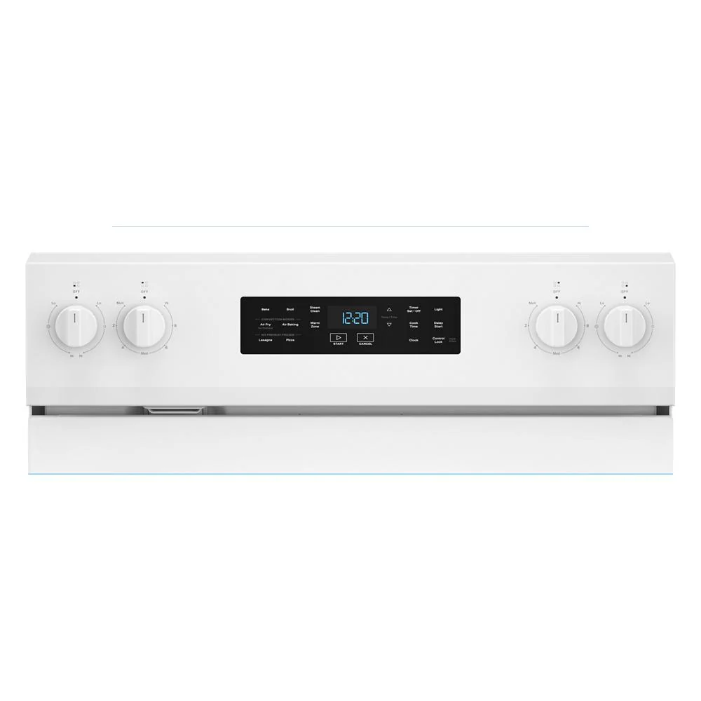 Whirlpool White Freestanding Electric Single Oven Convection Range (5.3 Cu. Ft.) - YWFES4530SW - Image 5