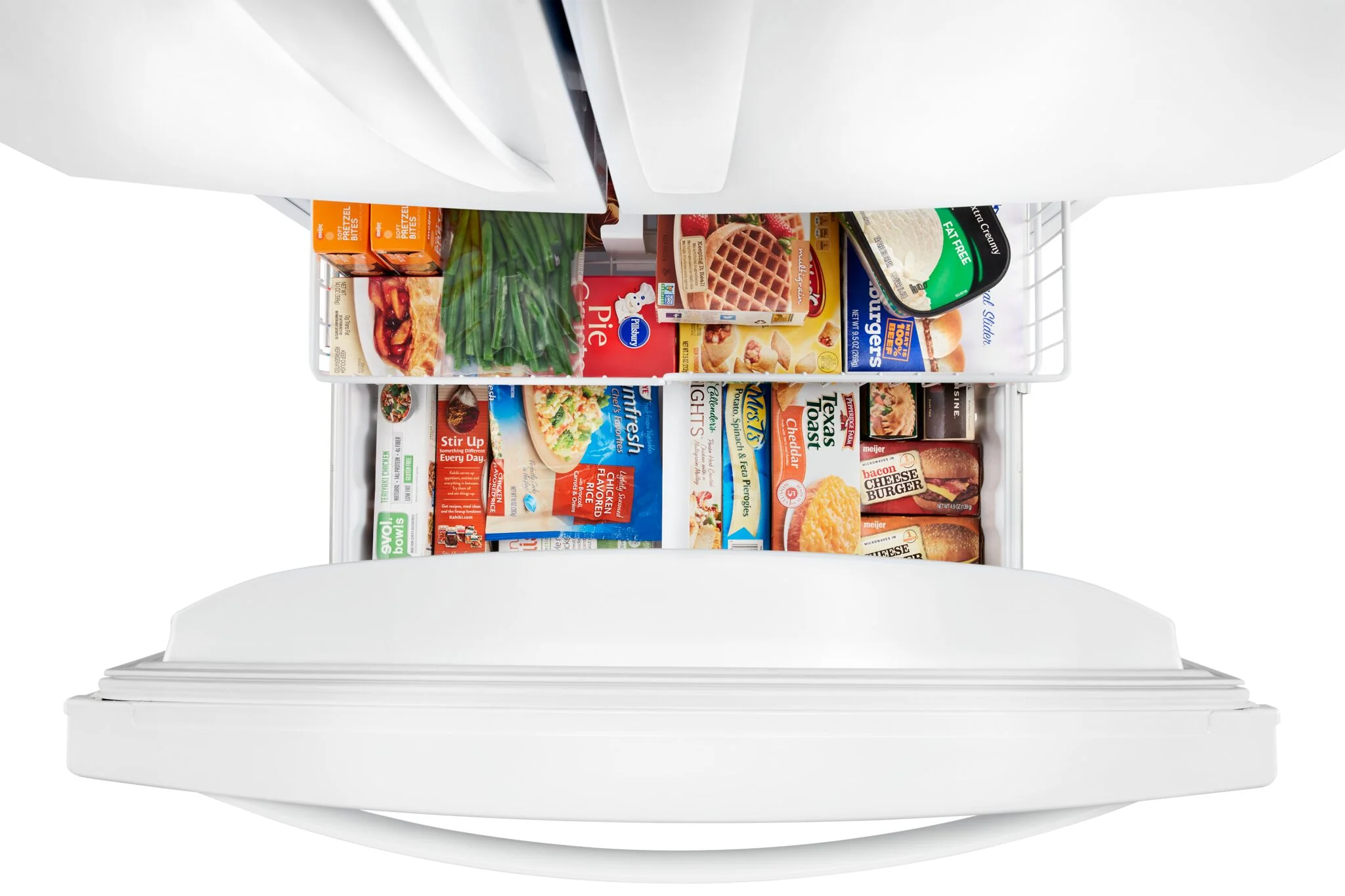 Whirlpool 32.75" 22.1 Cu. Ft. White French Door Refrigerator - WRFF5333PW - Image 3