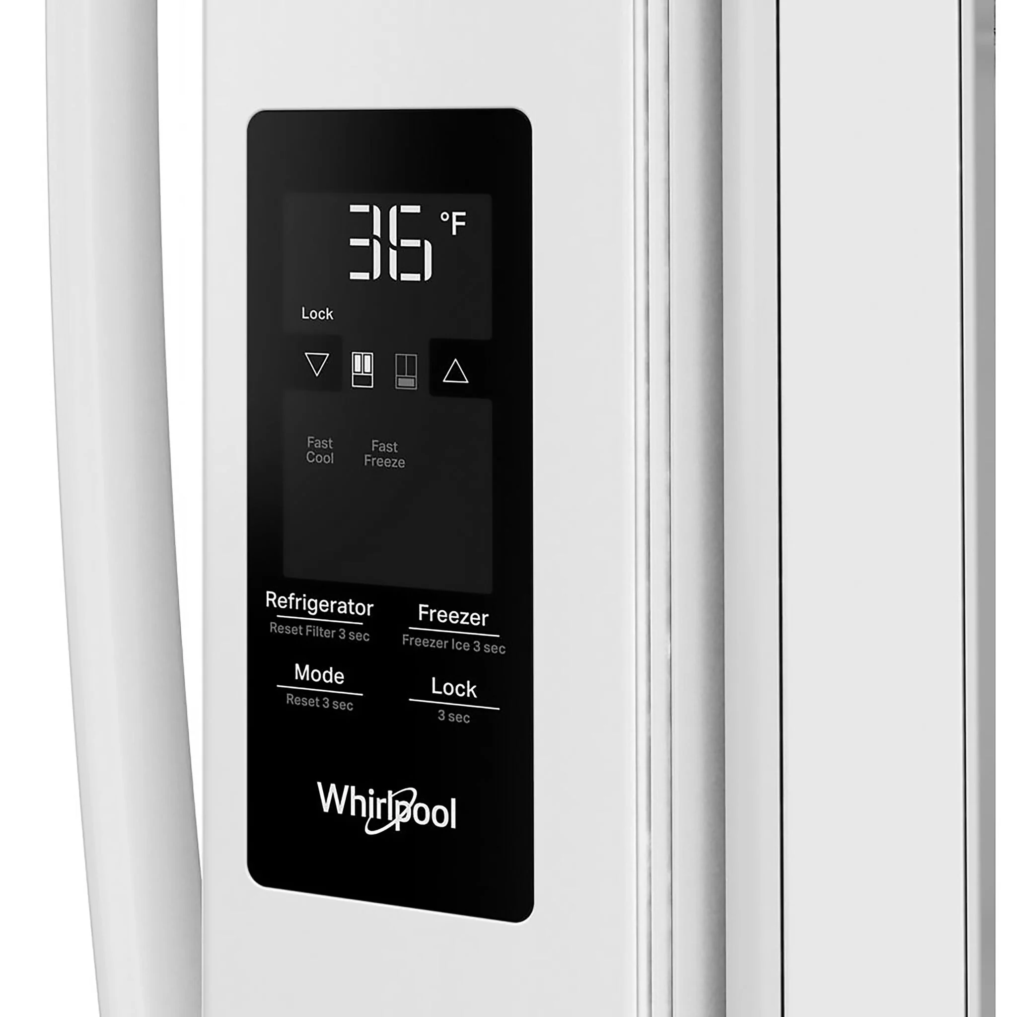 Whirlpool 36" 31 Cu. Ft. White French Door Refrigerator - WRFF3336SW - Image 4