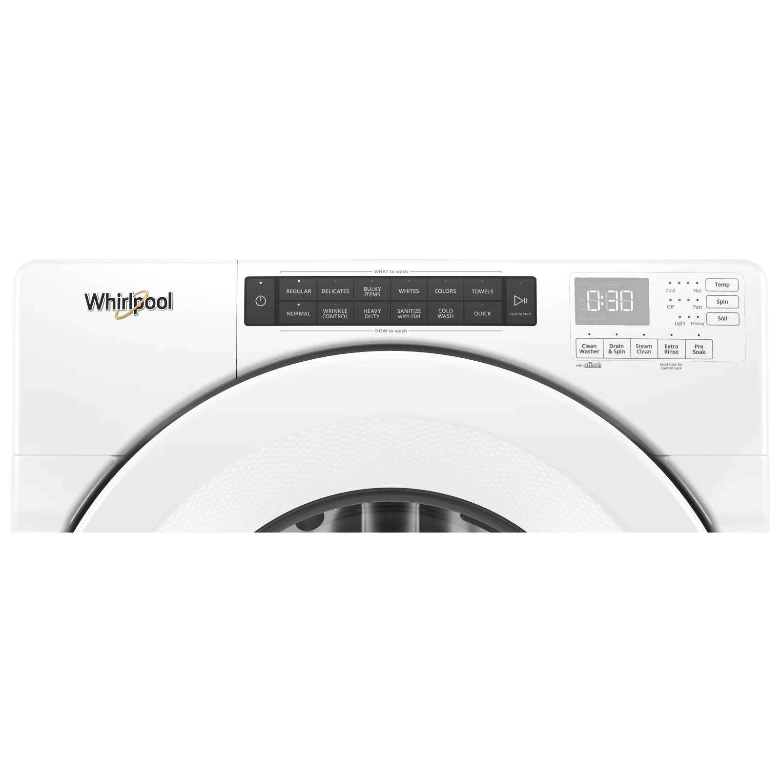 Whirlpool White Front Load Washer (5 Cu. Ft.) - WFW560CHW - Image 4