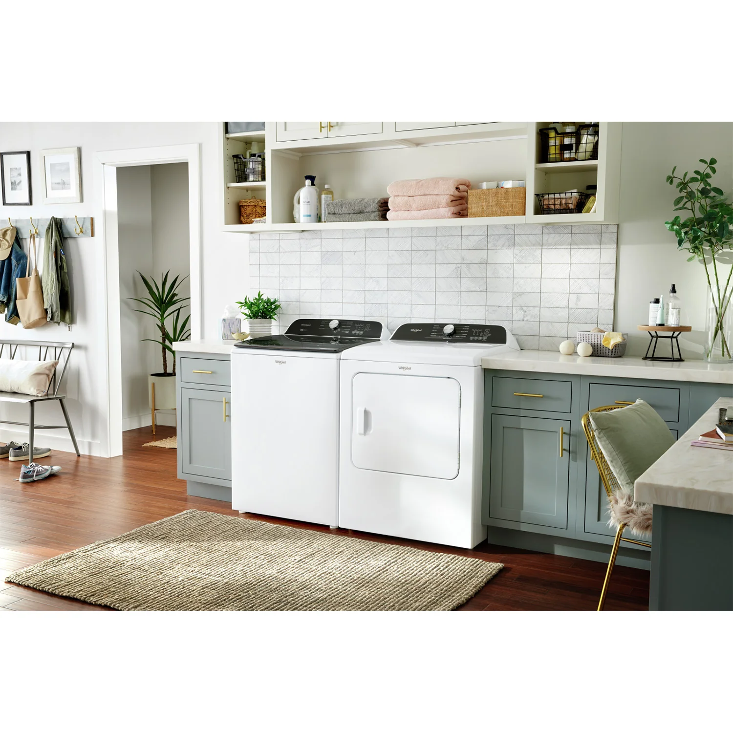Whirlpool White Gas Dryer (7.00 Cu Ft) - WGD6150PW - Image 6