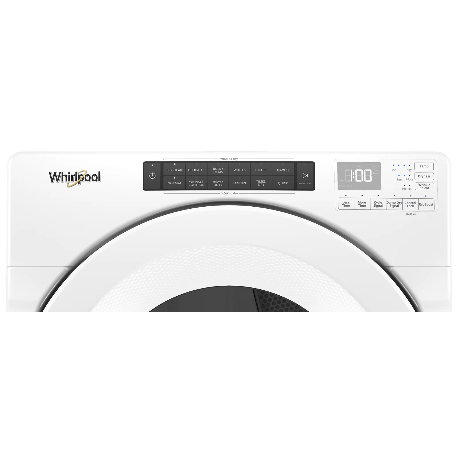 Whirlpool White Gas Dryer (7.4 Cu.Ft.) - WGD5620HW - Image 3