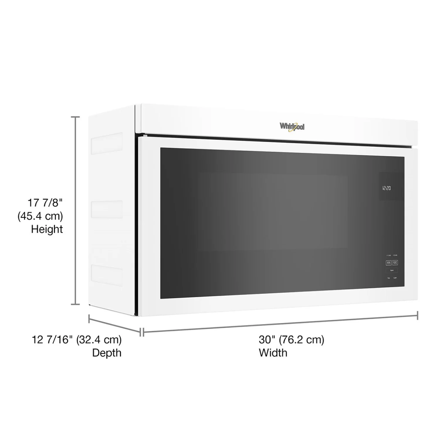 Whirlpool White Over-the-Range Microwave (1.10 Cu Ft) - YWMMF5930PW - Image 9
