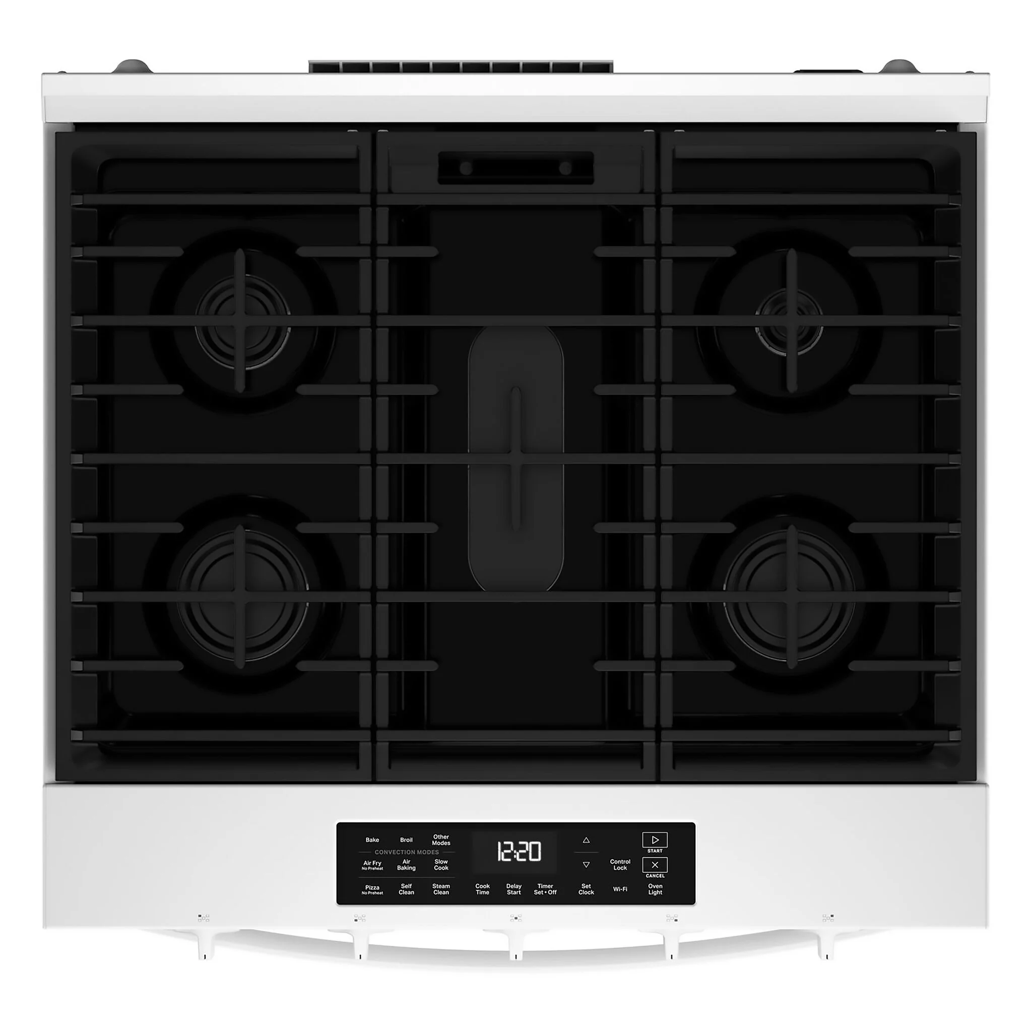 Whirlpool White Slide-In Gas Convection Range (5 cu.ft.) - WSGS5030SW - Image 4