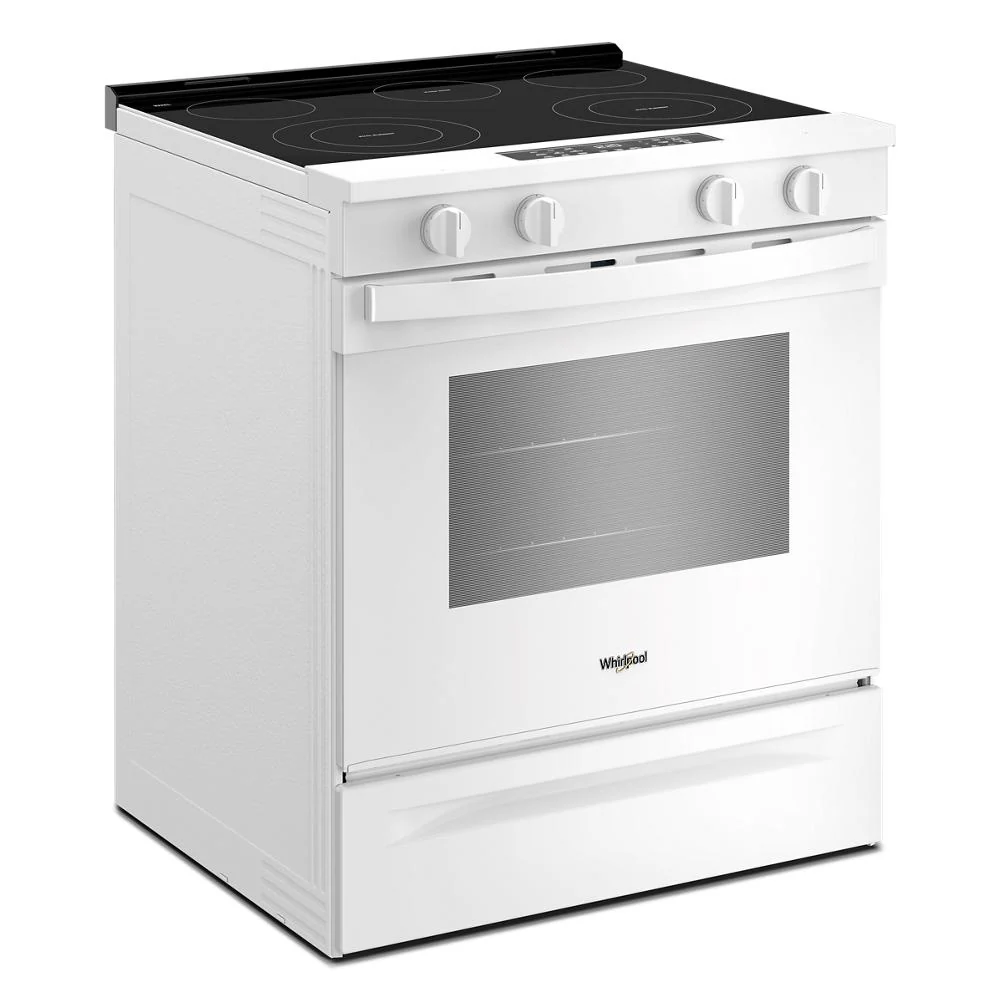 Whirlpool White Slide-In Smart Electric Convection Range (5.3 Cu. Ft.) - YWSES4530TW - Image 4