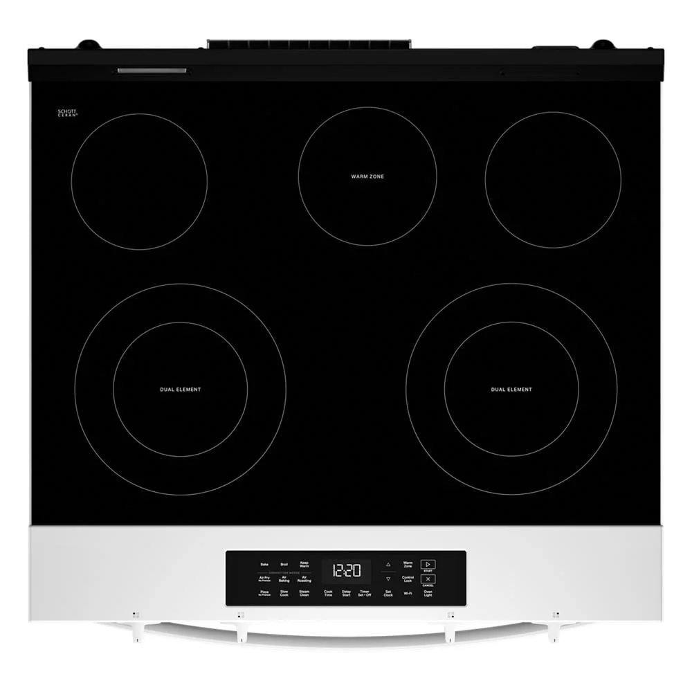 Whirlpool White Slide-In Smart Electric Convection Range (5.3 Cu. Ft.) - YWSES4530TW - Image 7