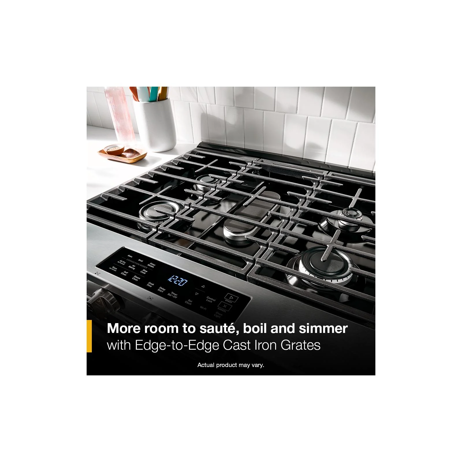 Whirlpool White Slide-In Smart Gas Convection Range (5.0 Cu. Ft.) - WSGS4530TW - Image 13