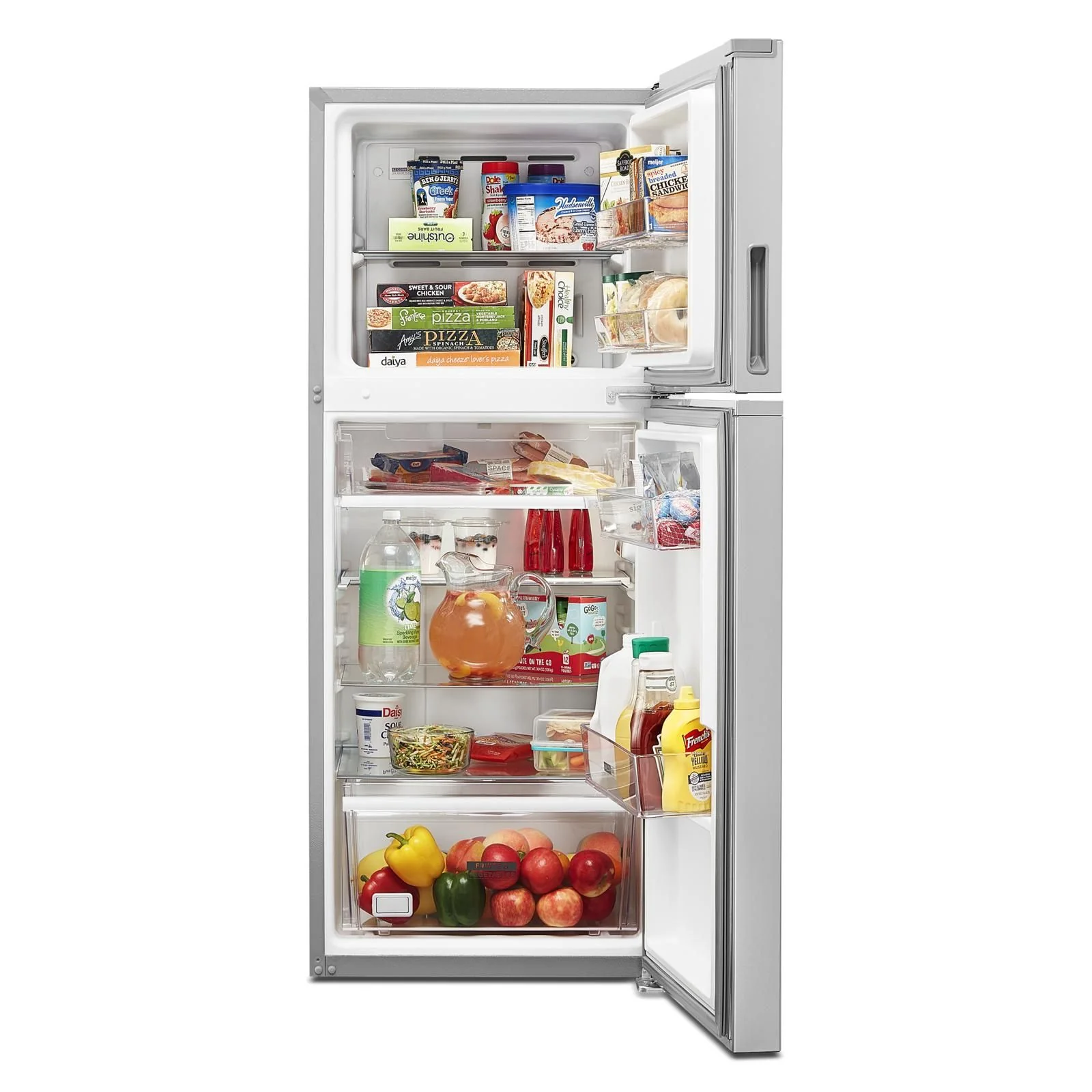 Whirlpool 24.5" 11.6 Cu. Ft. White Top-Freezer Refrigerator - WRT312CZJW - Image 3