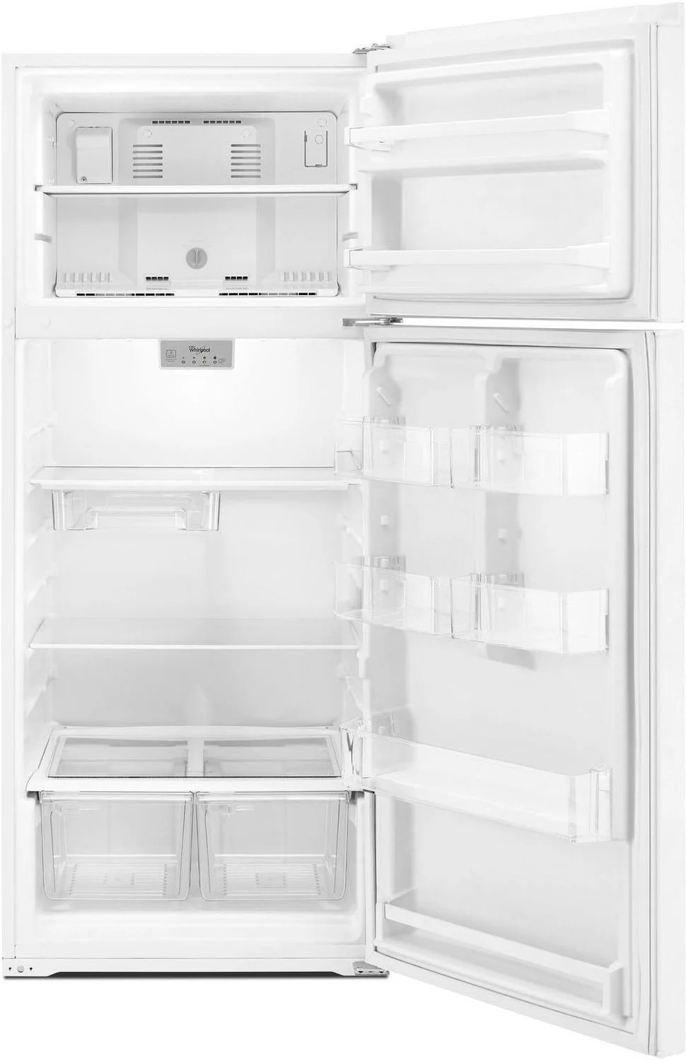Whirlpool 28" 18 Cu. Ft. White Top-Freezer Refrigerator - WRT518SZFW - Image 3