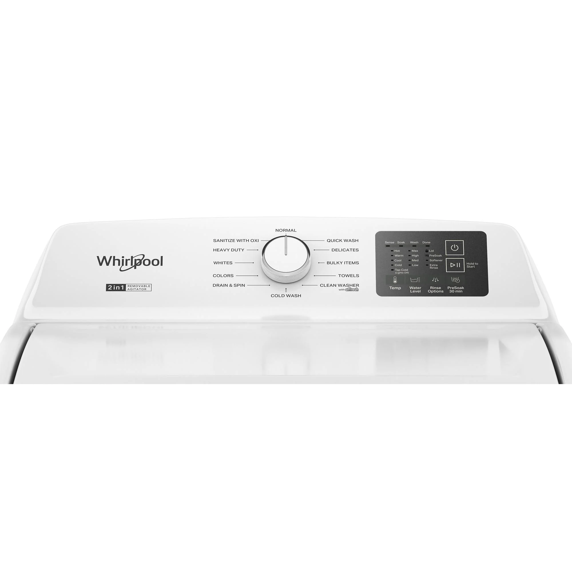 Whirlpool White Top Load Washer (4.8 Cu. Ft. IEC) - WTW4107SW - Image 4