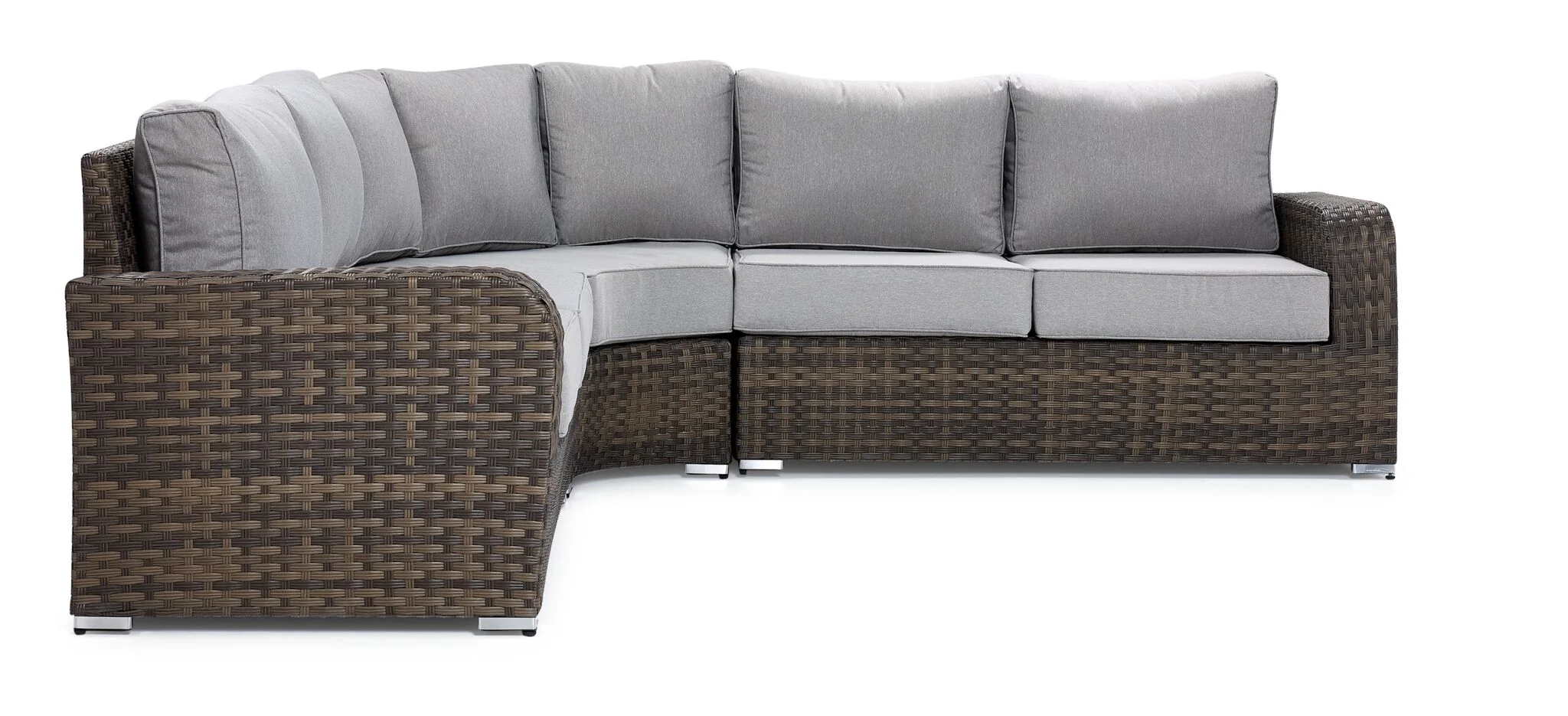 Whispering Pine 3 - Piece Outdoor Sectional - Dark Grey - Image 6