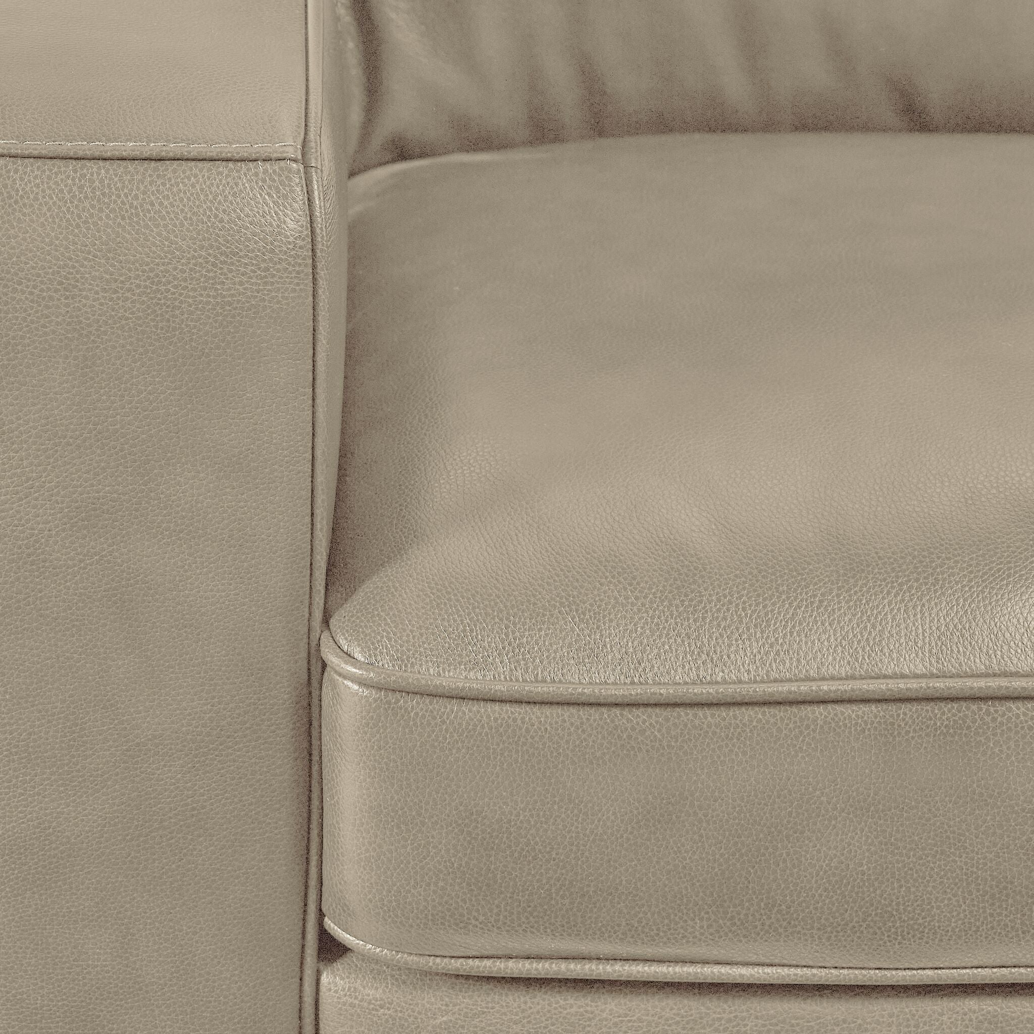 Wilmington Leather Sofa - Ivory - Image 3
