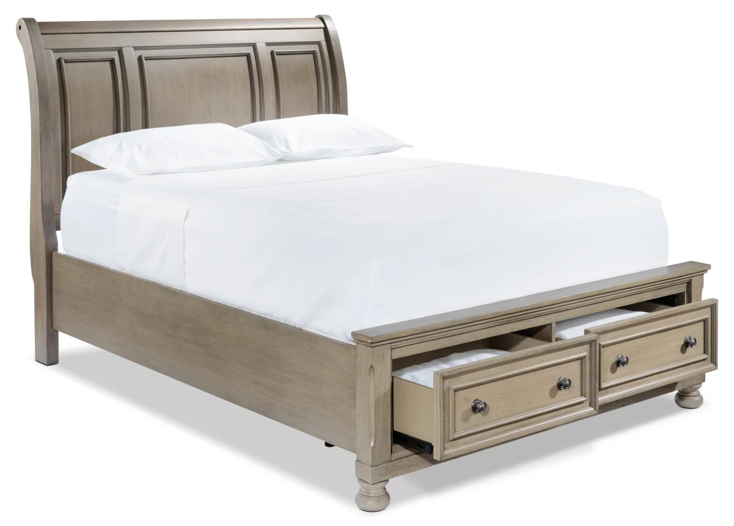 Windchester 3-Piece King Storage Bed - Grey - Image 5