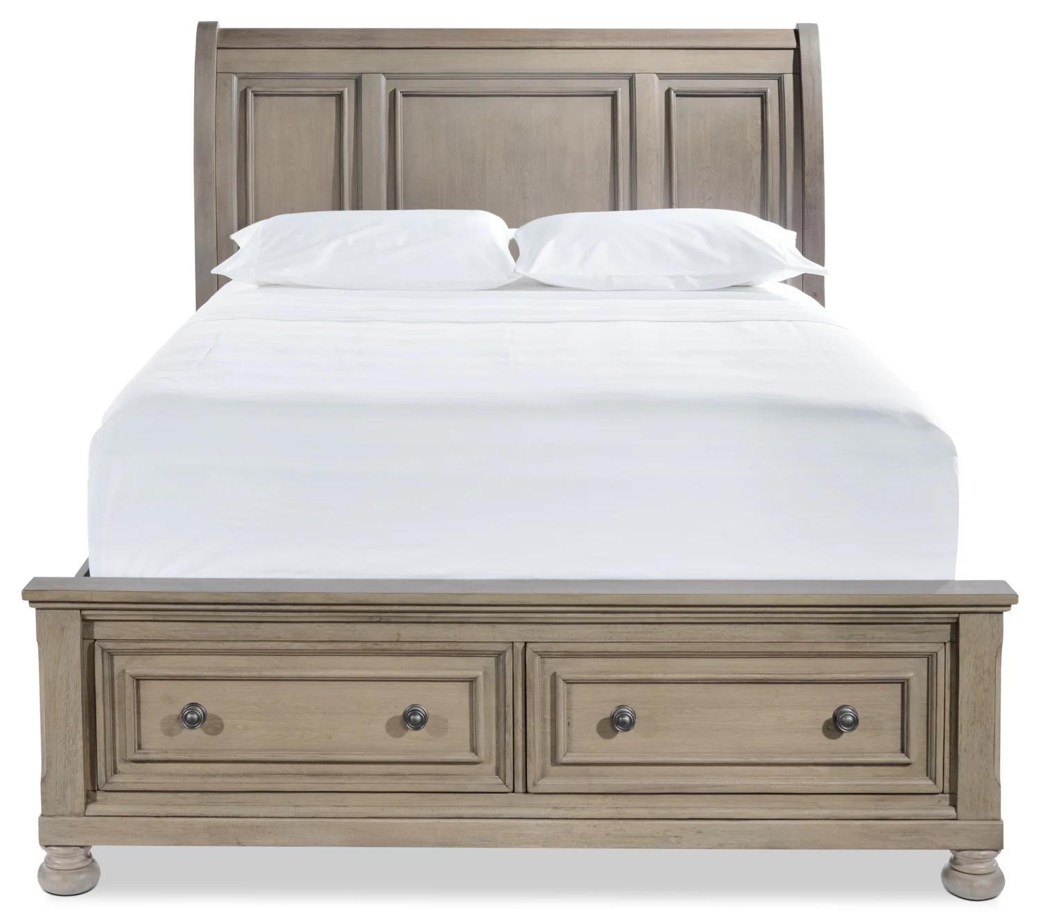 Windchester 3-Piece Queen Storage Bed - Grey - Image 3