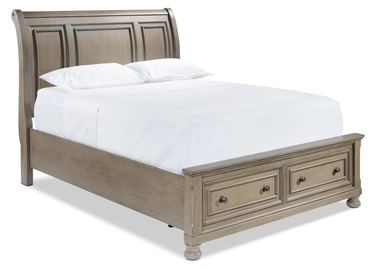 Windchester 3-Piece Queen Storage Bed - Grey - Image 4